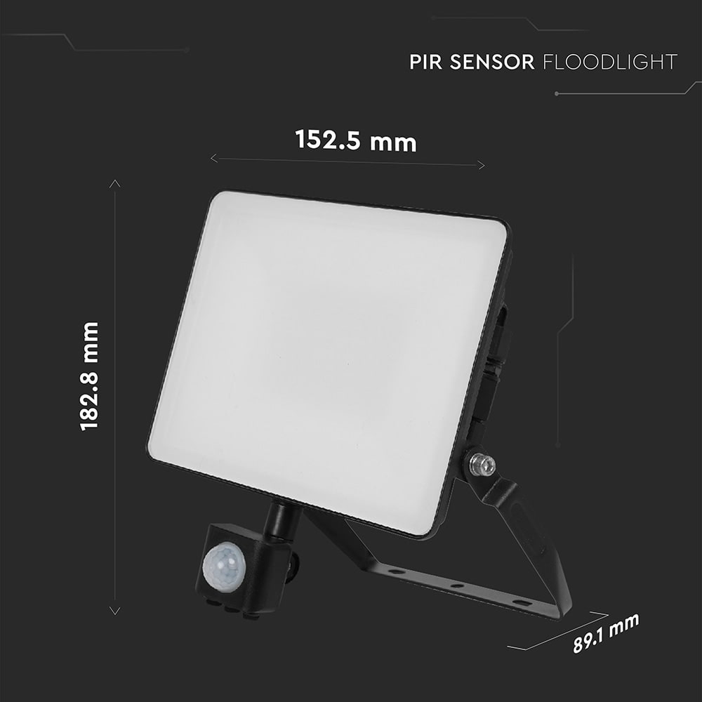 V-TAC LED-Fluter, VT-4909-FC, EEK: E, 10 W, 1200 lm, 6500 K, IP65, kaltweiß LED-Fluter V-TAC, VT-4909-FC, EEK: E, 10 W, 1200 lm, 6500 K, IP65, kaltweiß