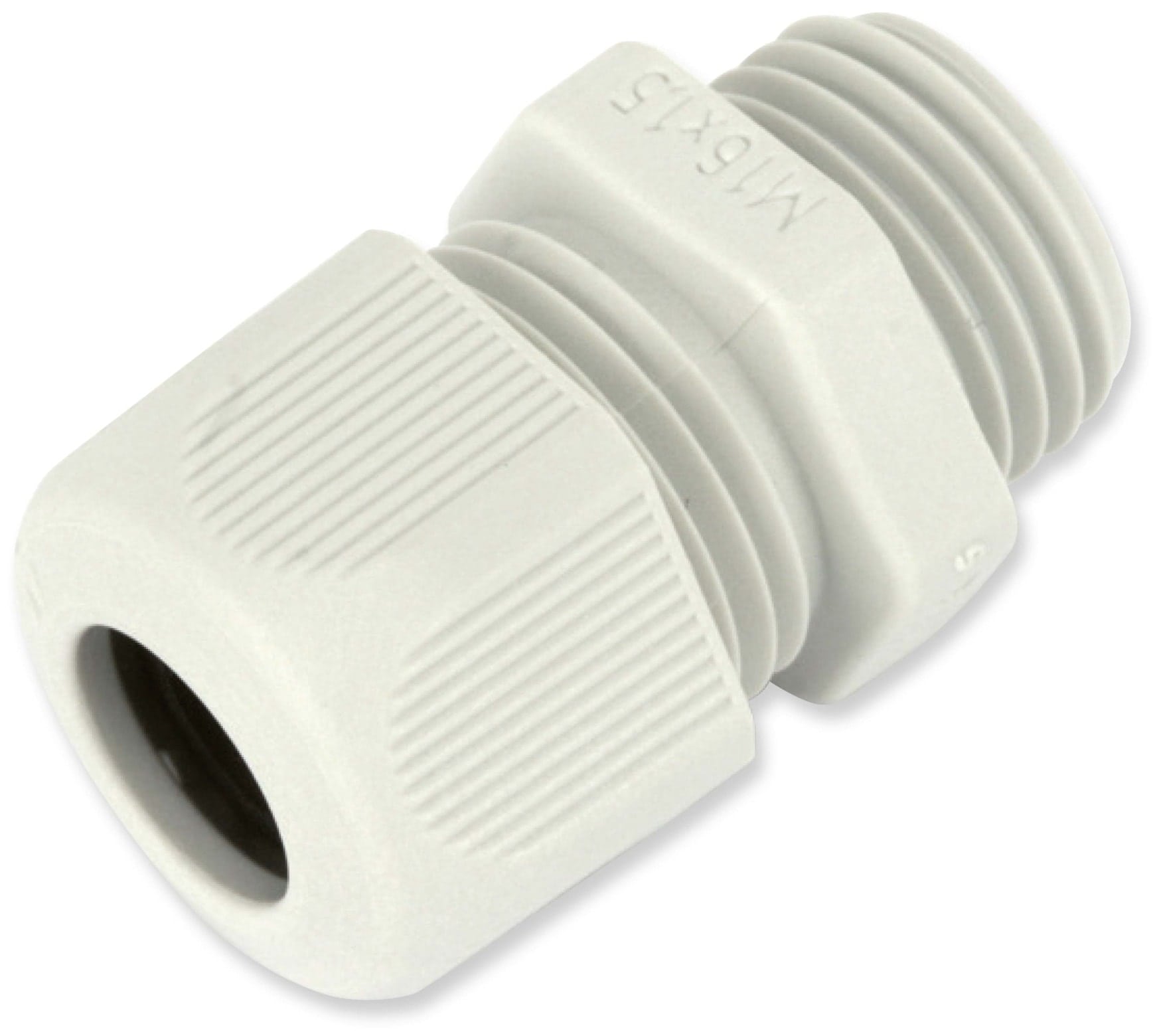 JACOB Kabelverschraubung, M16, Polyamid, lichtgrau Kabelverschraubung, M16, Polyamid, lichtgrau