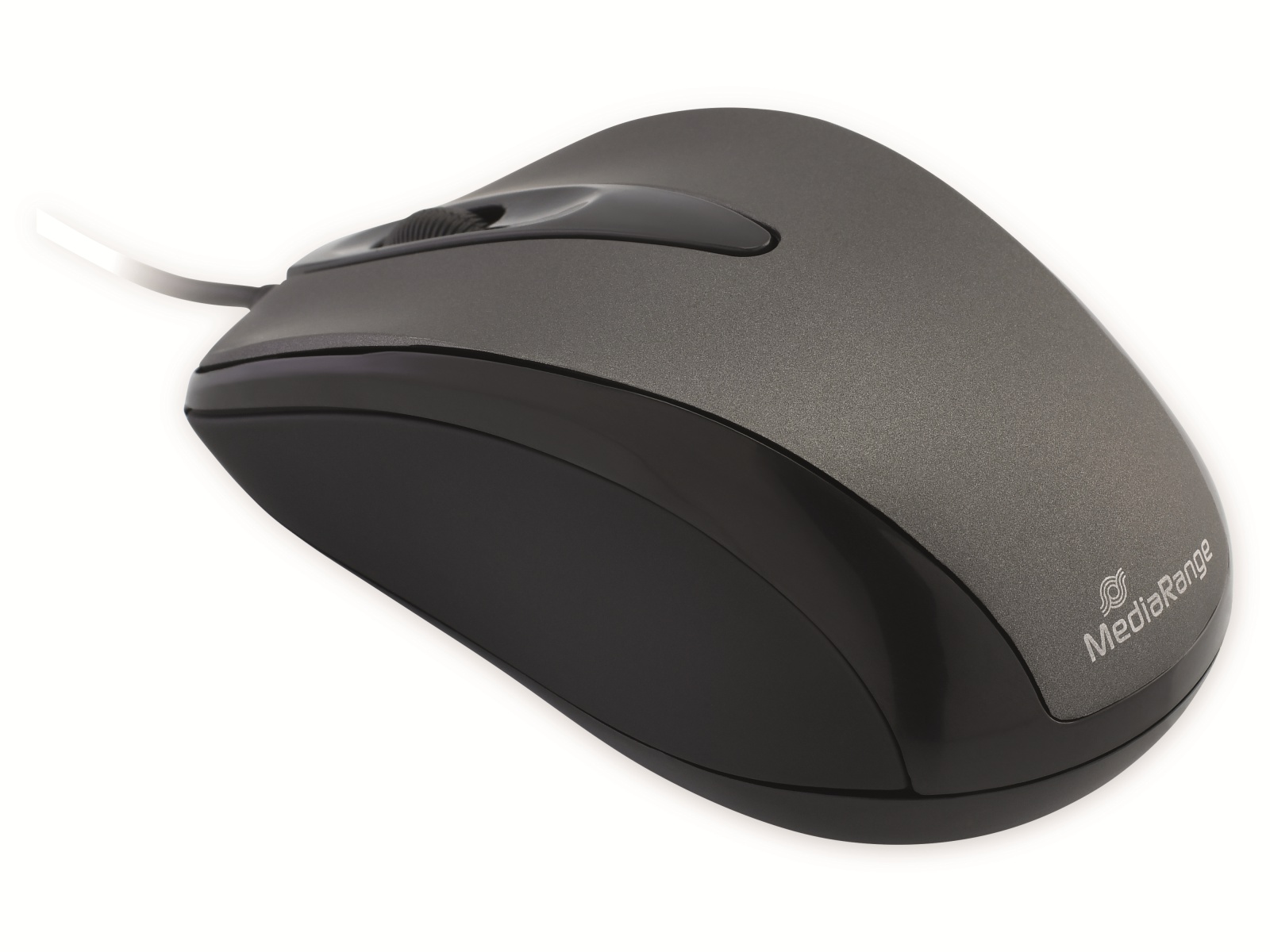MEDIARANGE USB-Maus MROS201, 3 Tasten, schwarz/grau