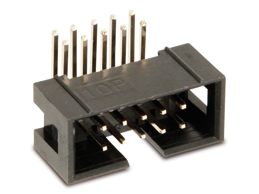 CONNFLY ELECTRONIC Wannenstecker, abgewinkelt, 10-polig CONNFLY ELECTRONIC Wannenstecker, abgewinkelt, 10-polig