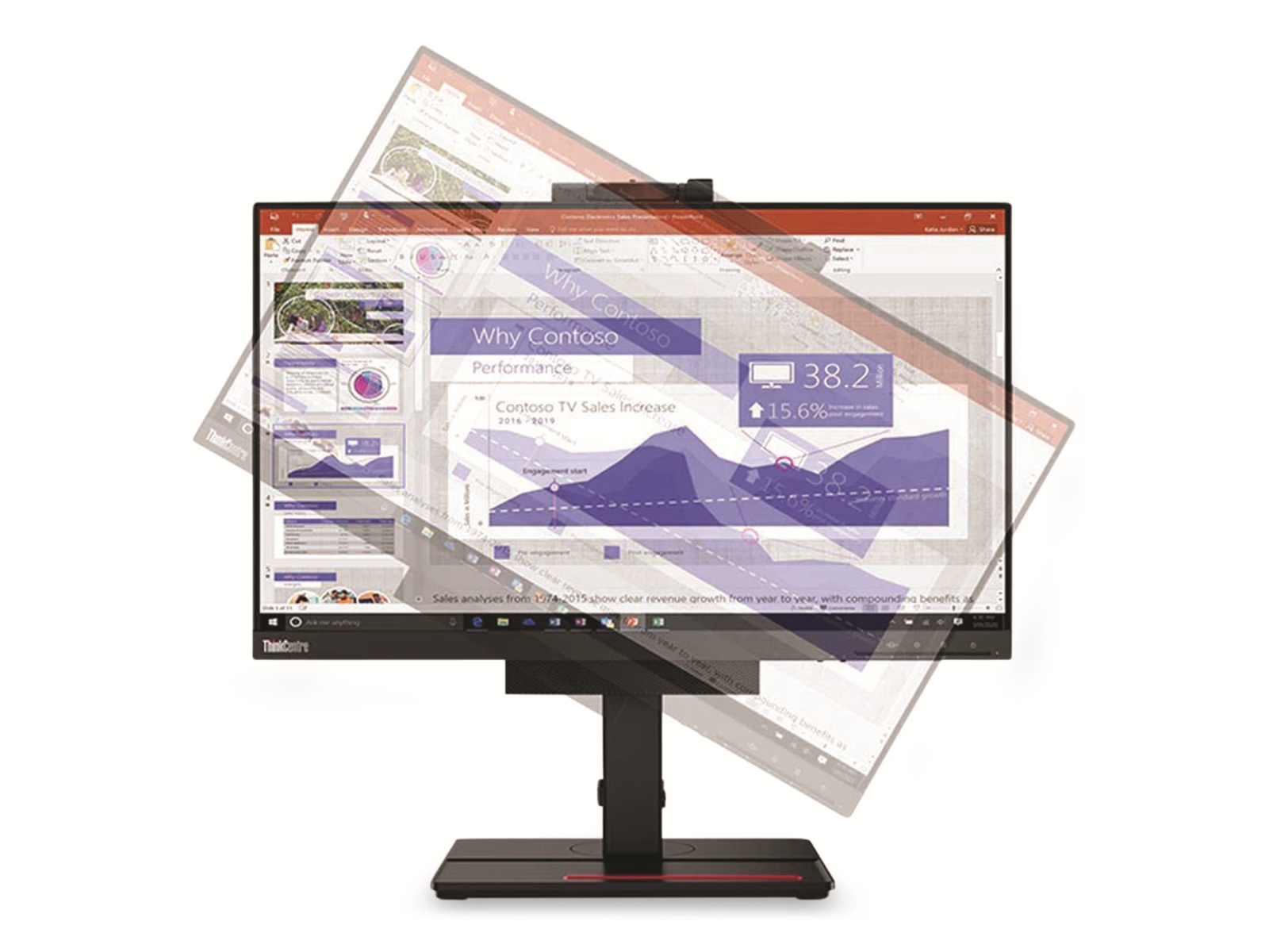 LENOVO Monitor ThinkCentre Tiny-In-One, 24 Gen 4 To, 23,8", 1920x1080