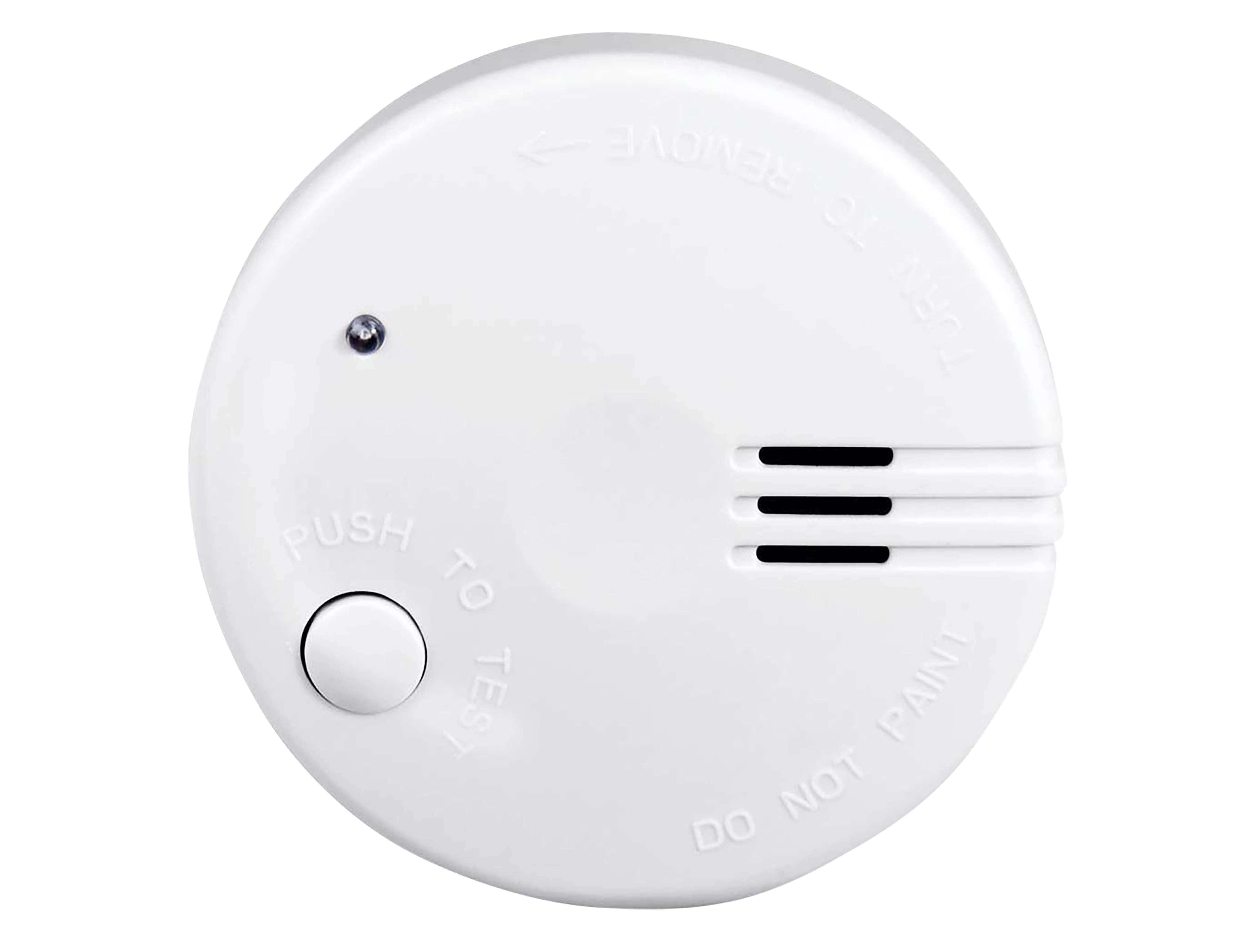 LENCO Rauchmelder SD510, mit Prüftaste, ABS, 85 dB, weiß