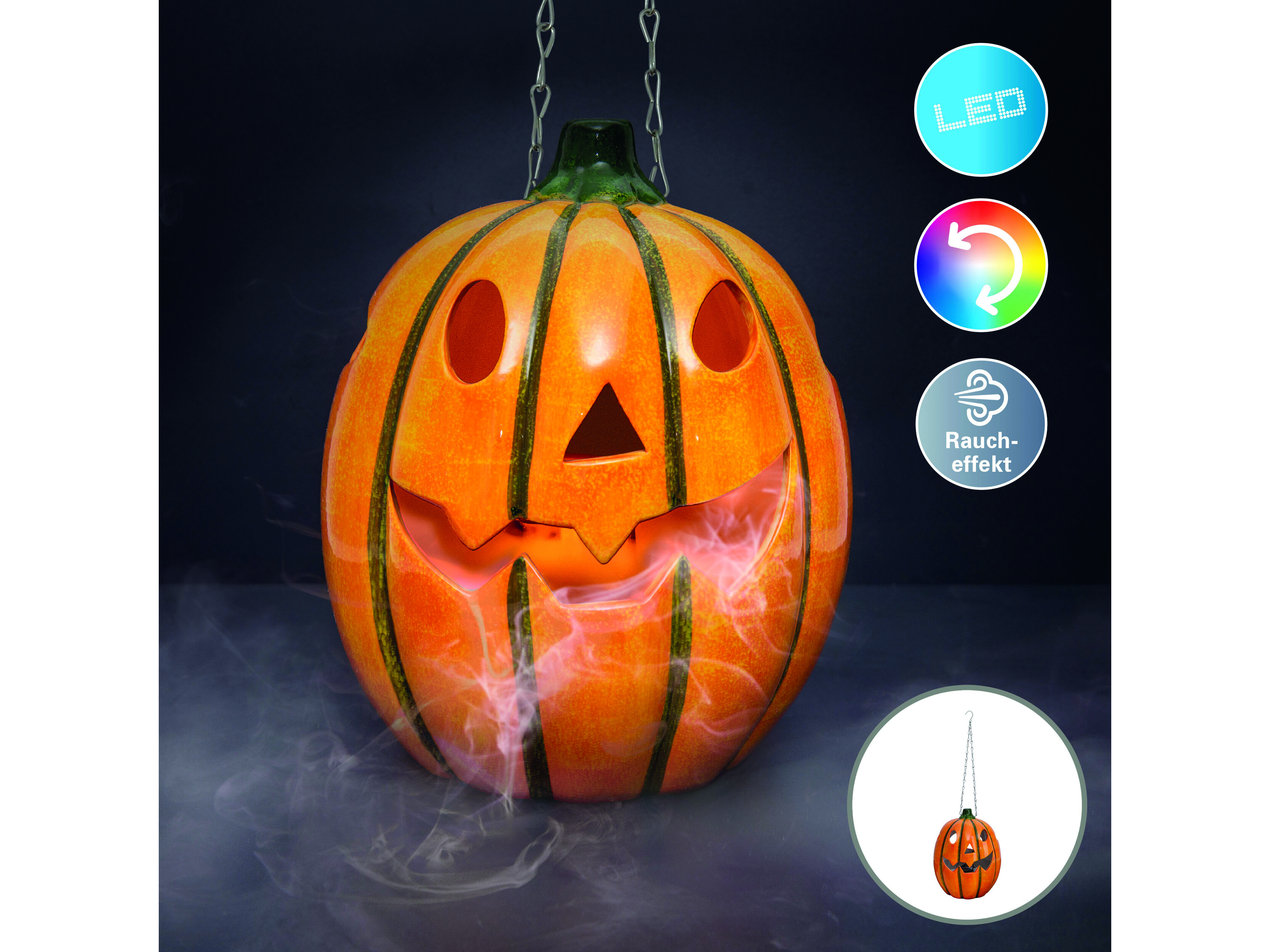 NÄVE Ultraschall-Vernebler für Wasser, mit LED-Farbwechsler