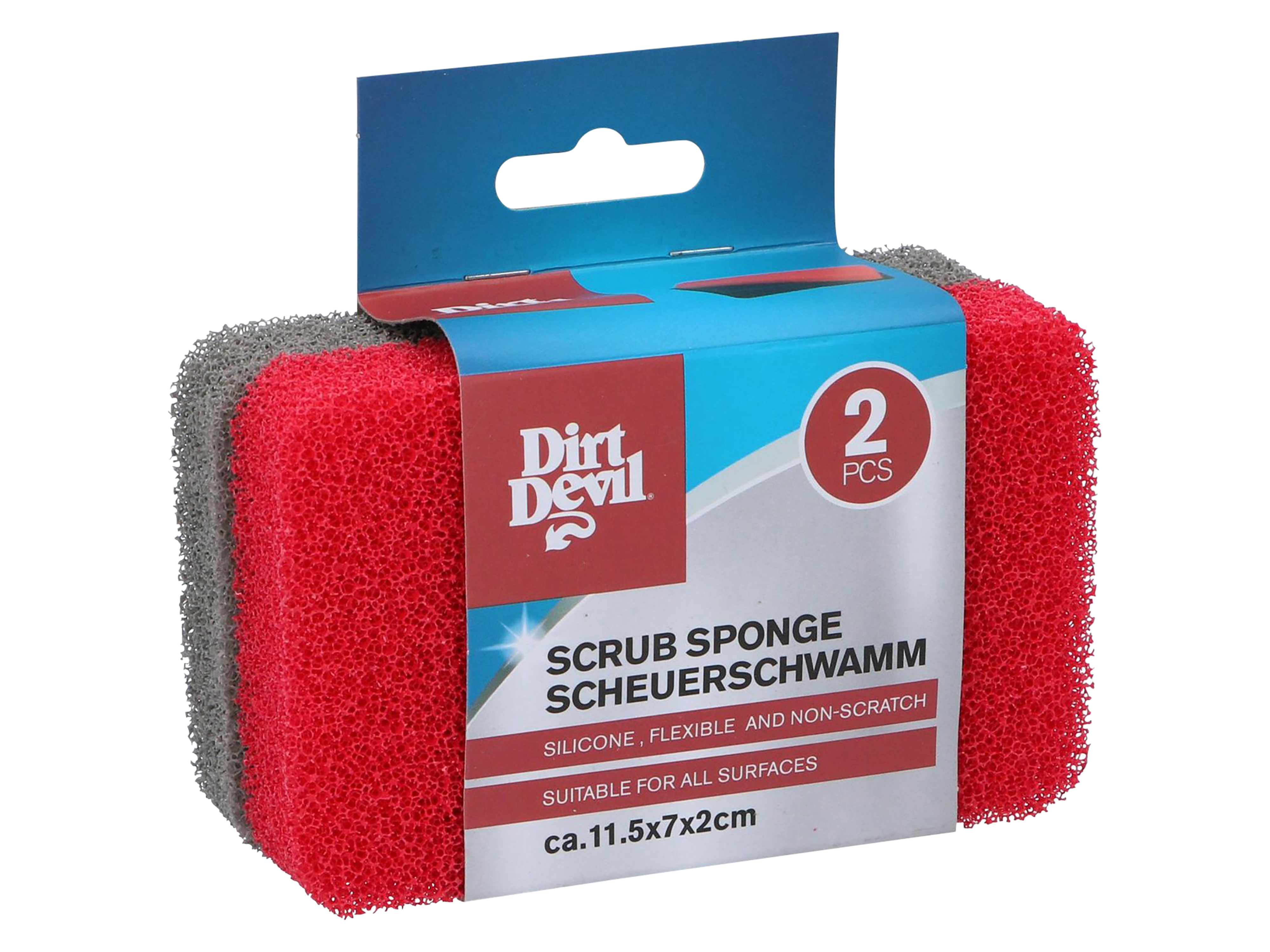 DIRT DEVIL Scheuerschwamm, 2 Stück