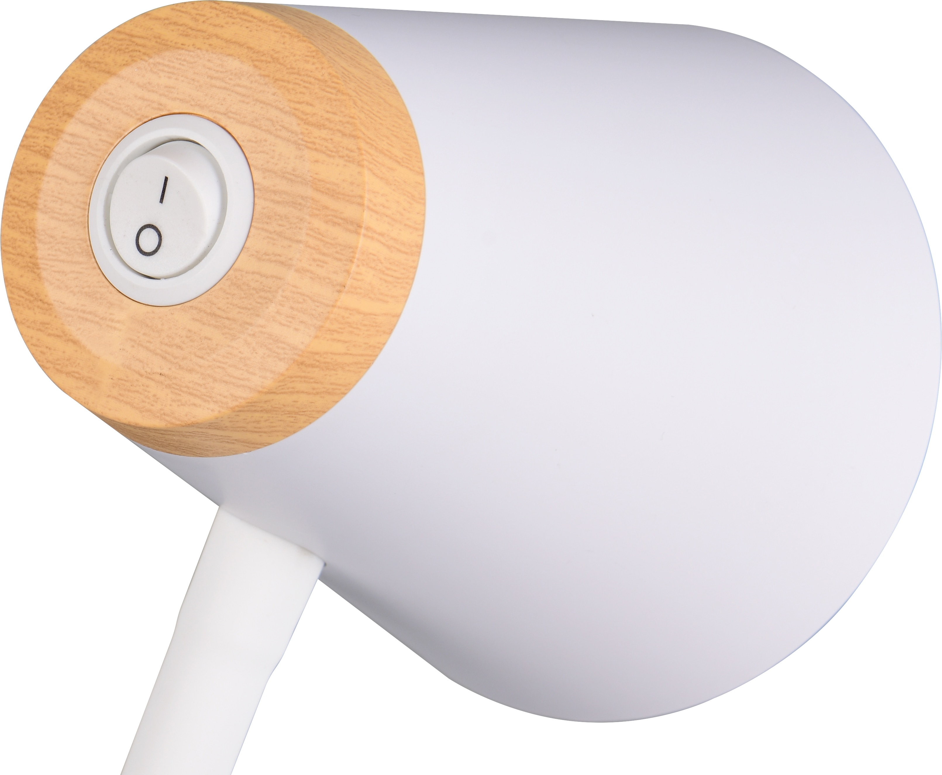 REALITY LED-Tischleuchte PONGO, R55831101, 4,5W, 500lm, 3000K, weiß