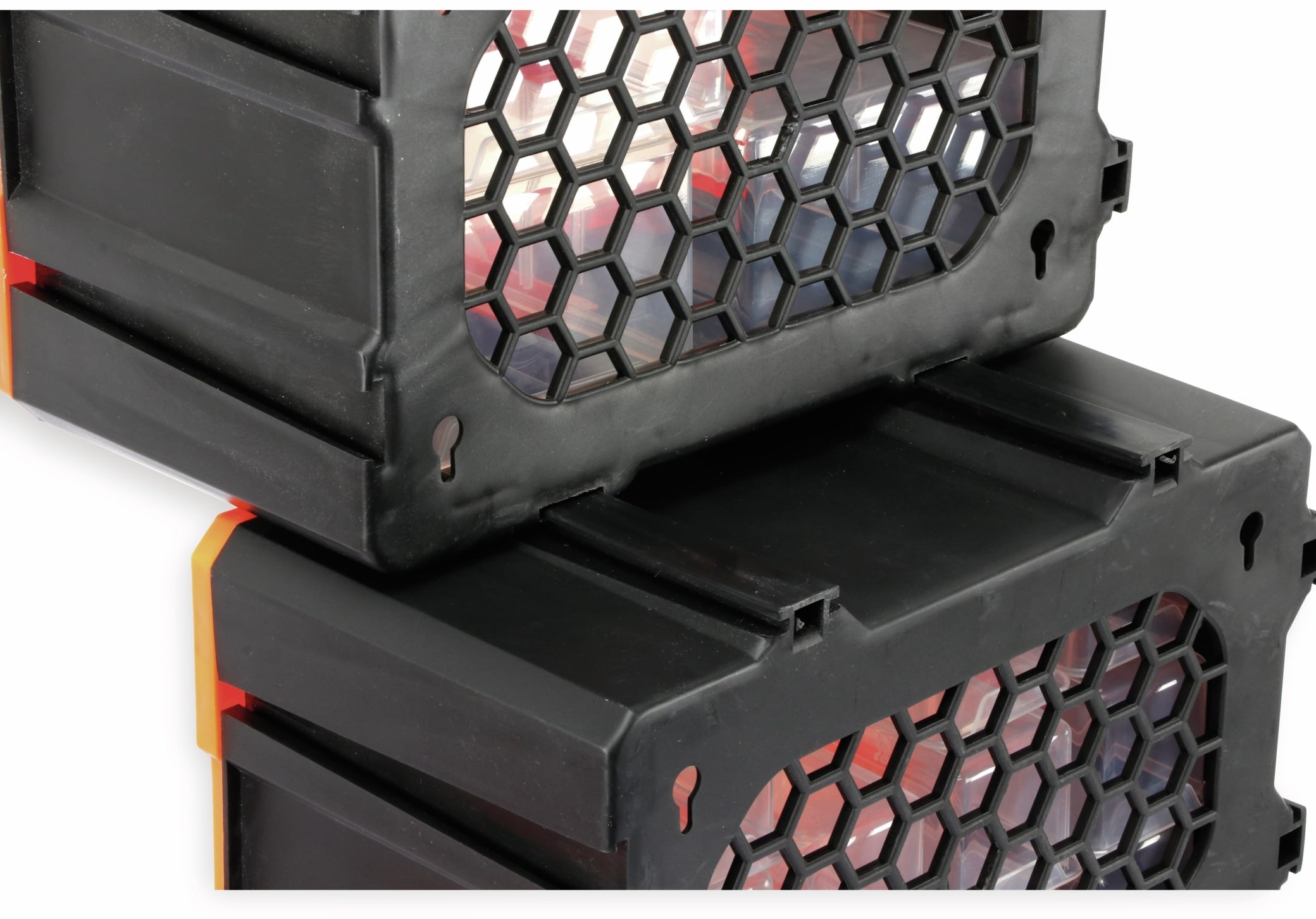 DAYTOOLS Werkzeugbox TW2019, Kunststoff,1-teilig, schwarz/orange DAYTOOLS Werkzeugbox TW2019, Kunststoff,1-teilig, schwarz/orange