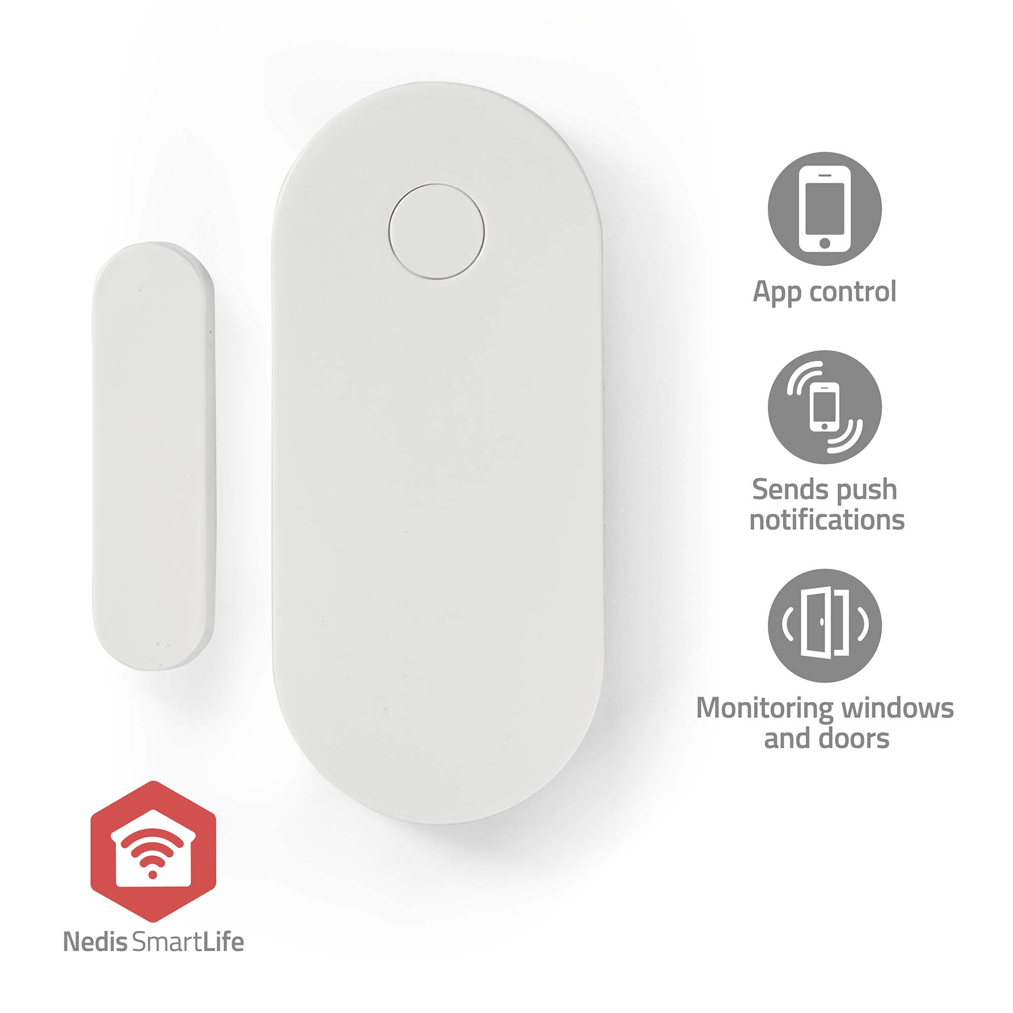 NEDIS Tür-Fenster-Sensor SmartLife, weiß