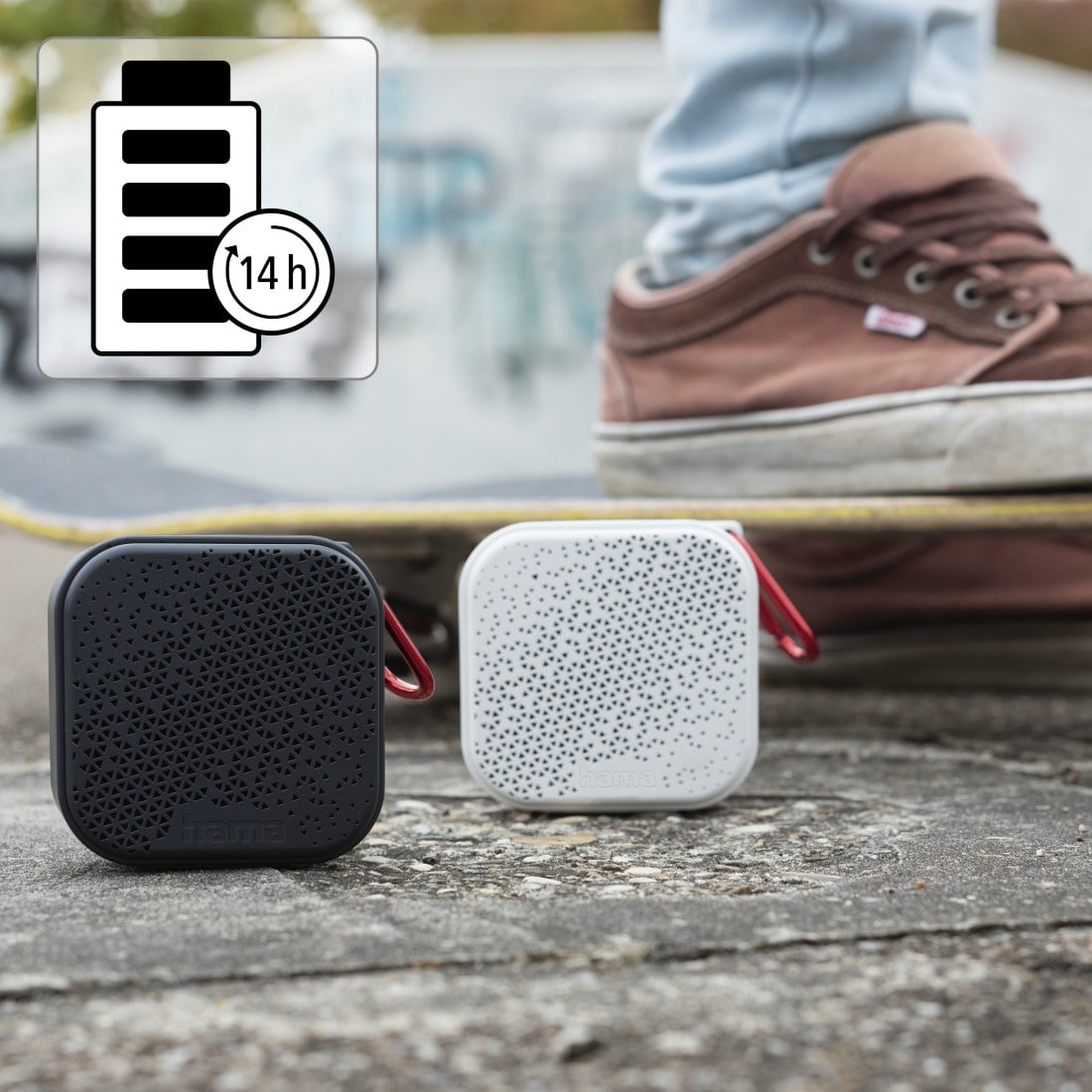 HAMA Bluetooth Lautsprecher "Pocket 3.0", 3,5 W, IP97 Wasserdicht, schwarz Bluetooth Lautsprecher "Pocket 3.0", 3,5 W, IP97 Wasserdicht, schwarz