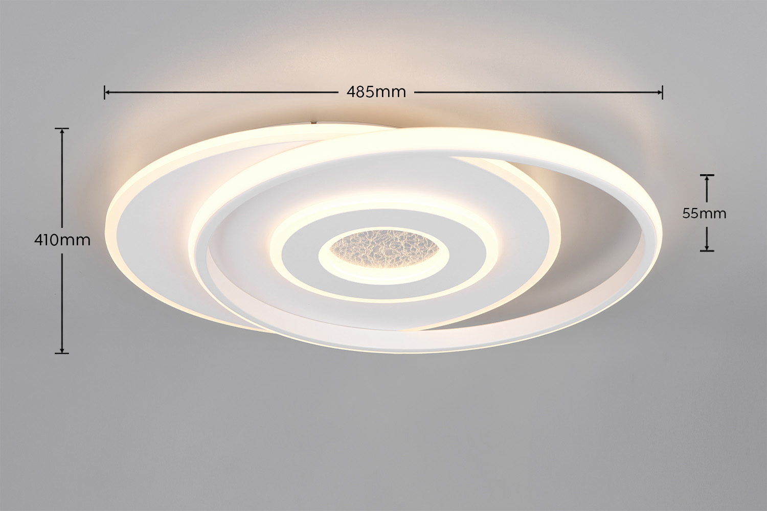TRIO LED-Deckenleuchte Nazar, 633919131, 36W, 3600lm, 3000K