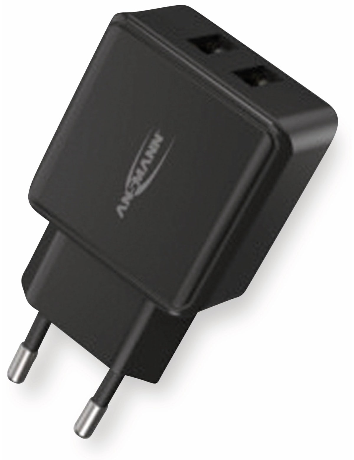 ANSMANN USB-Ladegerät HC212, 5 V, 2,4 A, 2-Port, schwarz ANSMANN USB-Ladegerät HC212, 5 V, 2,4 A, 2-Port, schwarz