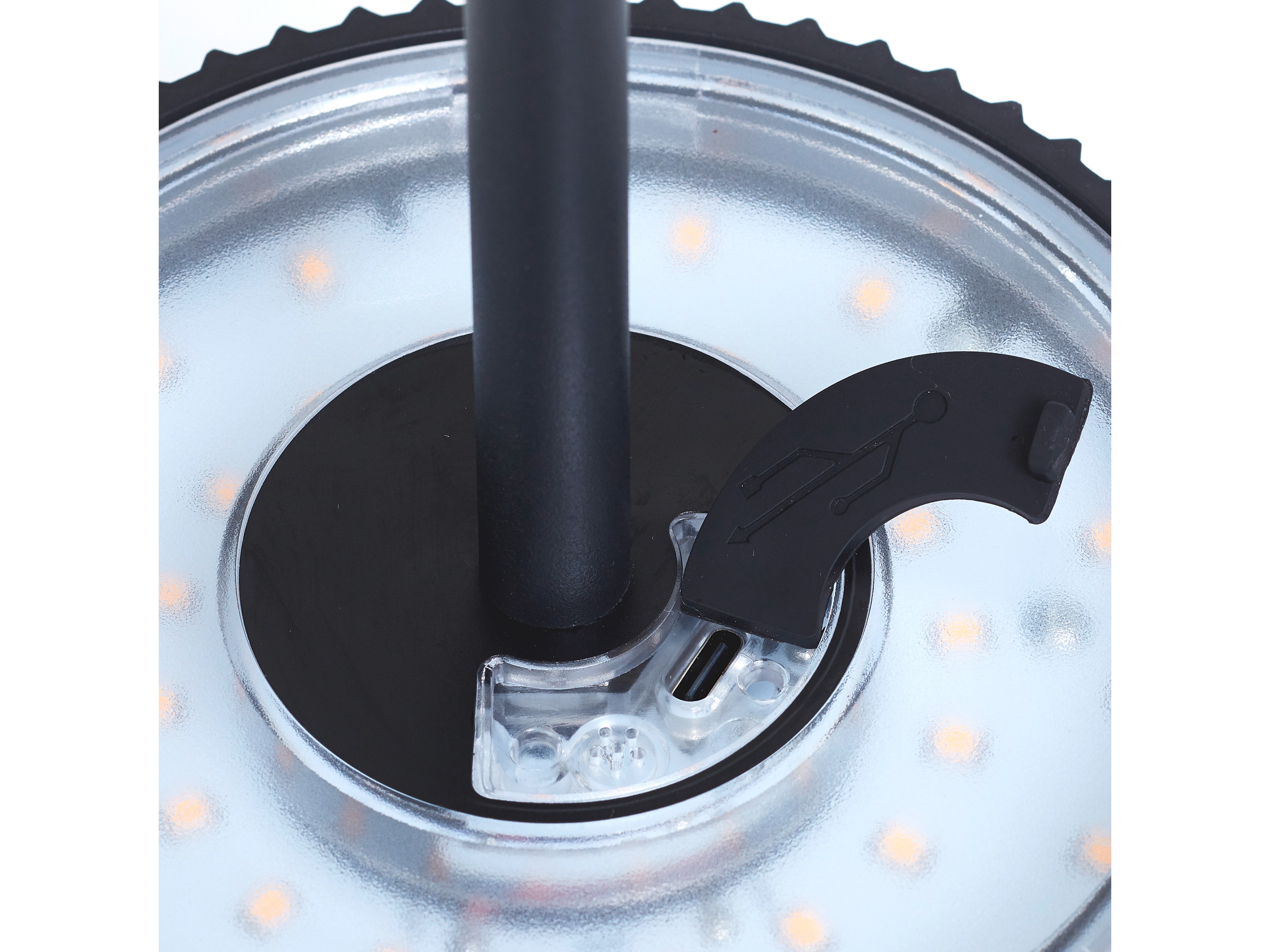 BRILLIANT LED-Akku-Stehleuchte Macobo, 3,4W, 340lm, 3000K, schwarz