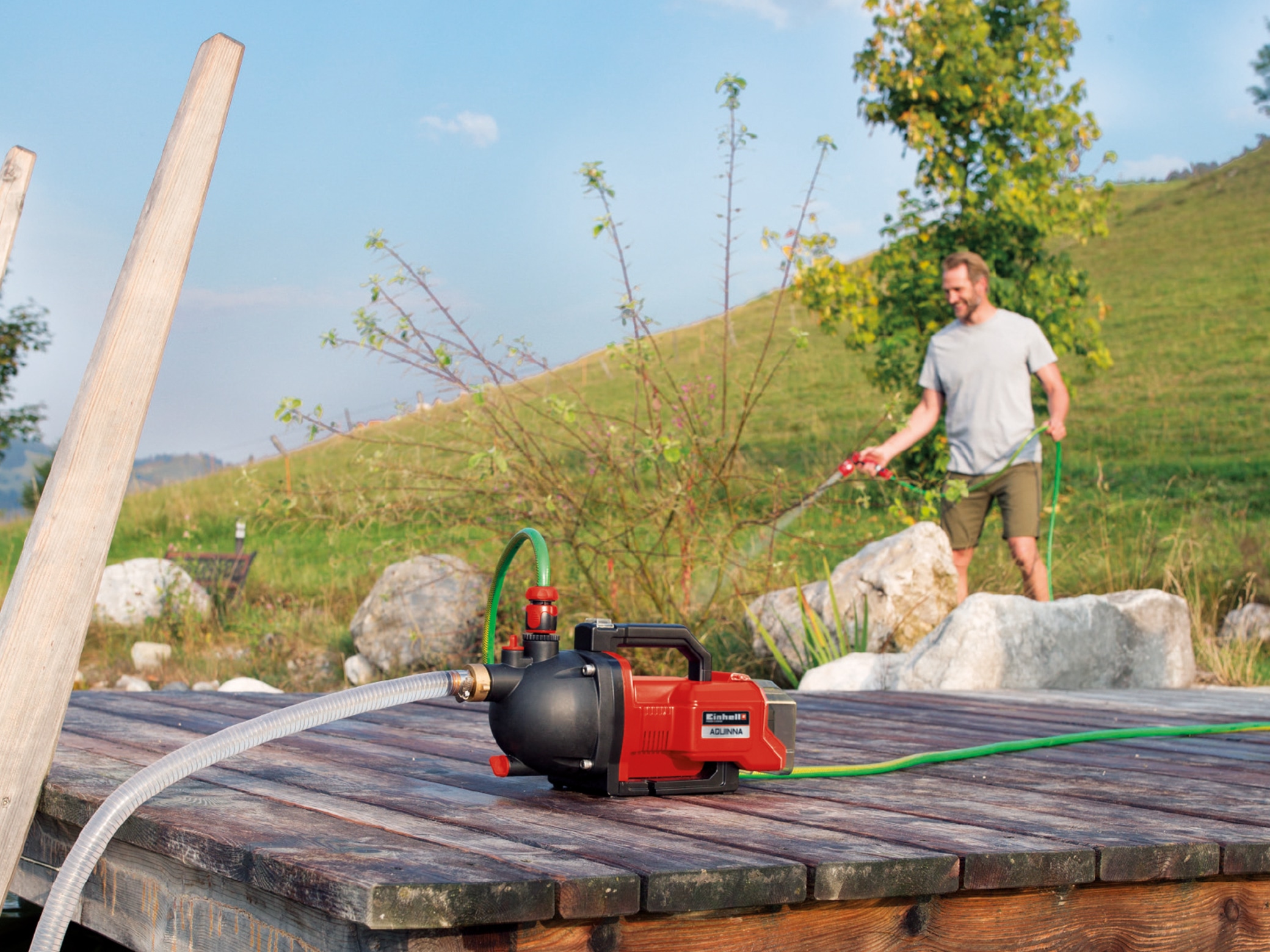 EINHELL Akku-Gartenpumpe AQUINNA 36/30, + 2x Starterset EINHEL Akku-Gartenpumpe AQUINNA 36/30, + 2x Starterset