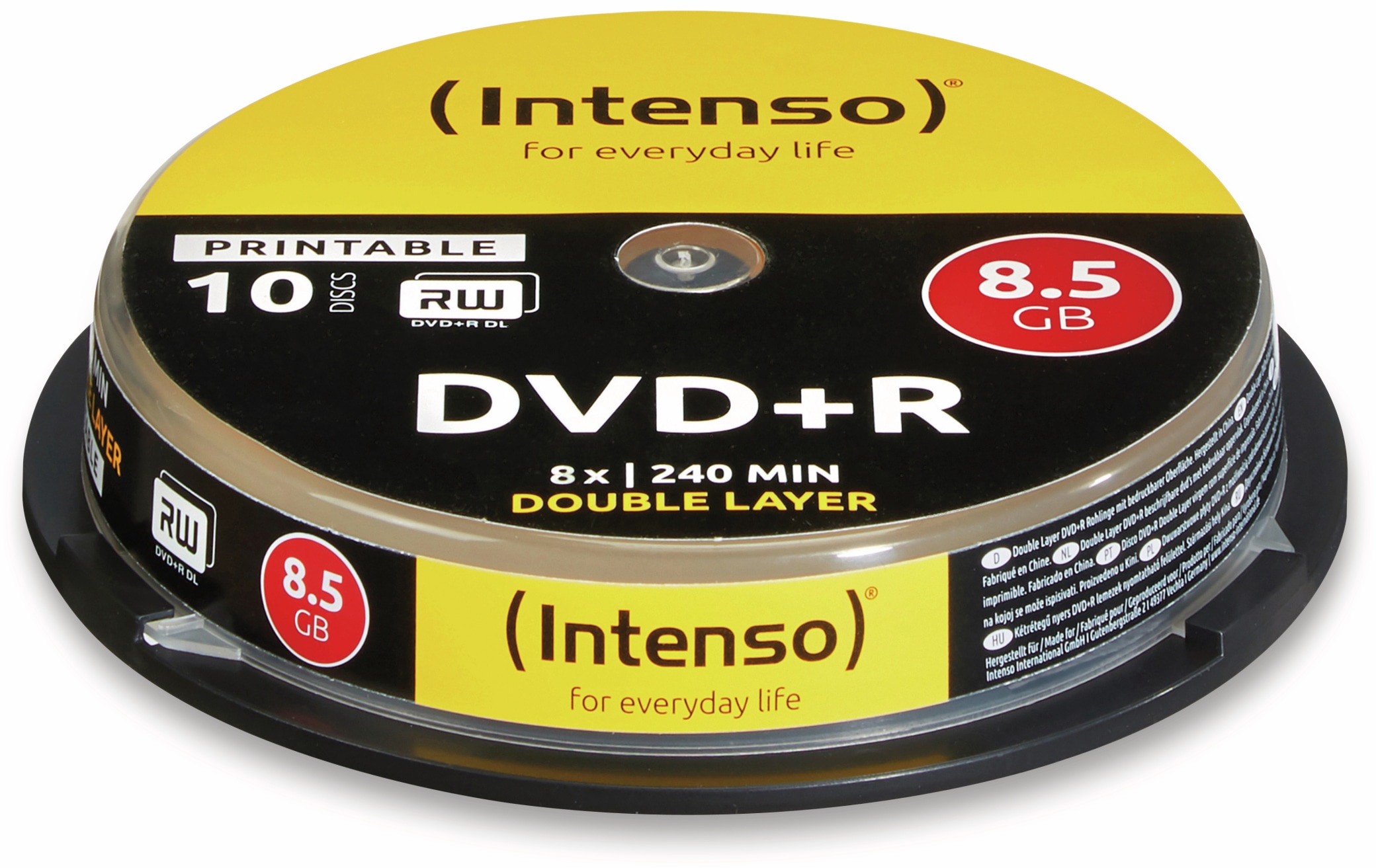 INTENSO DVD+R Spindel (Doublelayer bedruckbar)