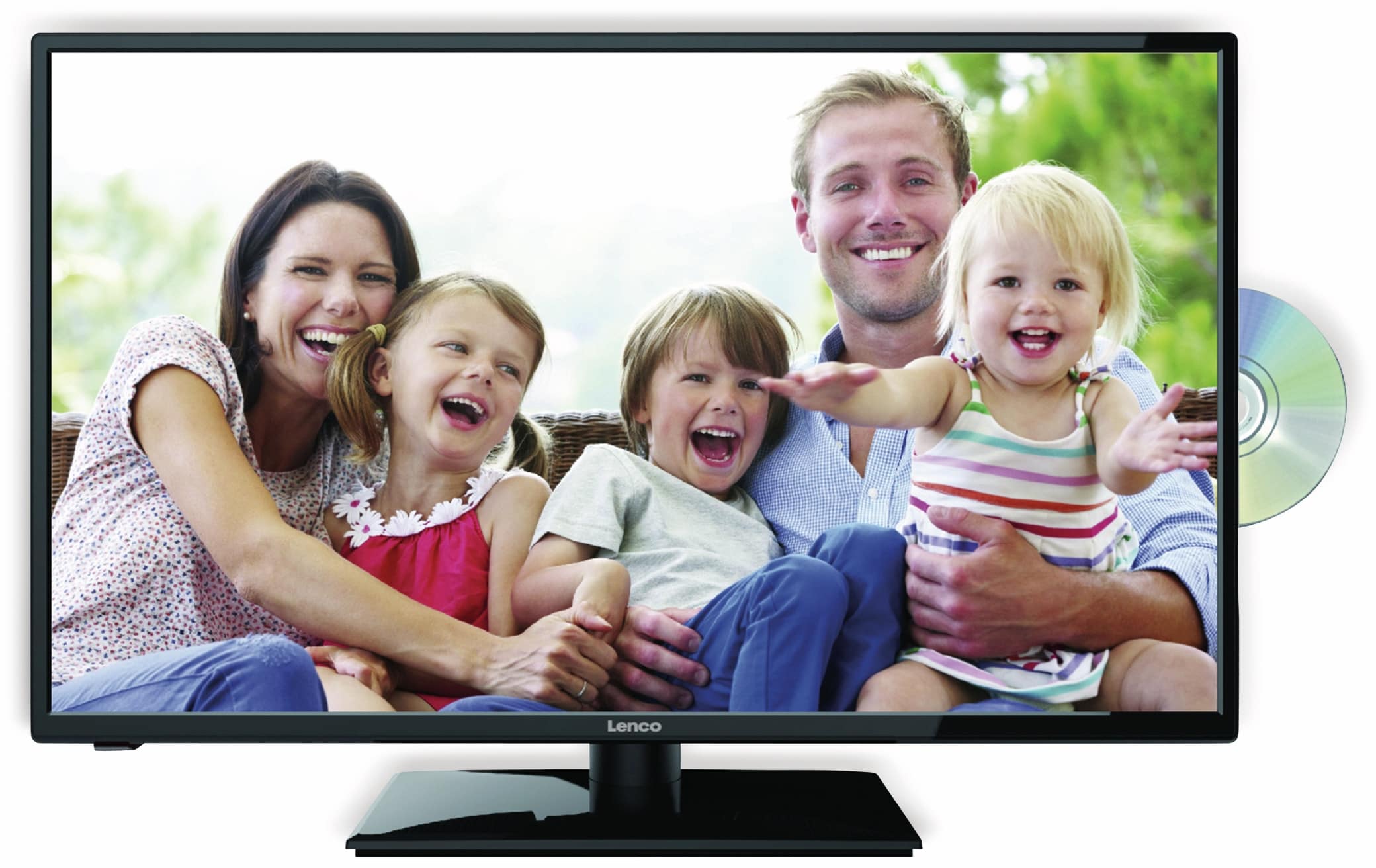 Lenco LED-TV DVL-3242 HD, 81 cm (32"), 16:9 Bildschirm, mit DVD-Player, schwarz, EEK: E