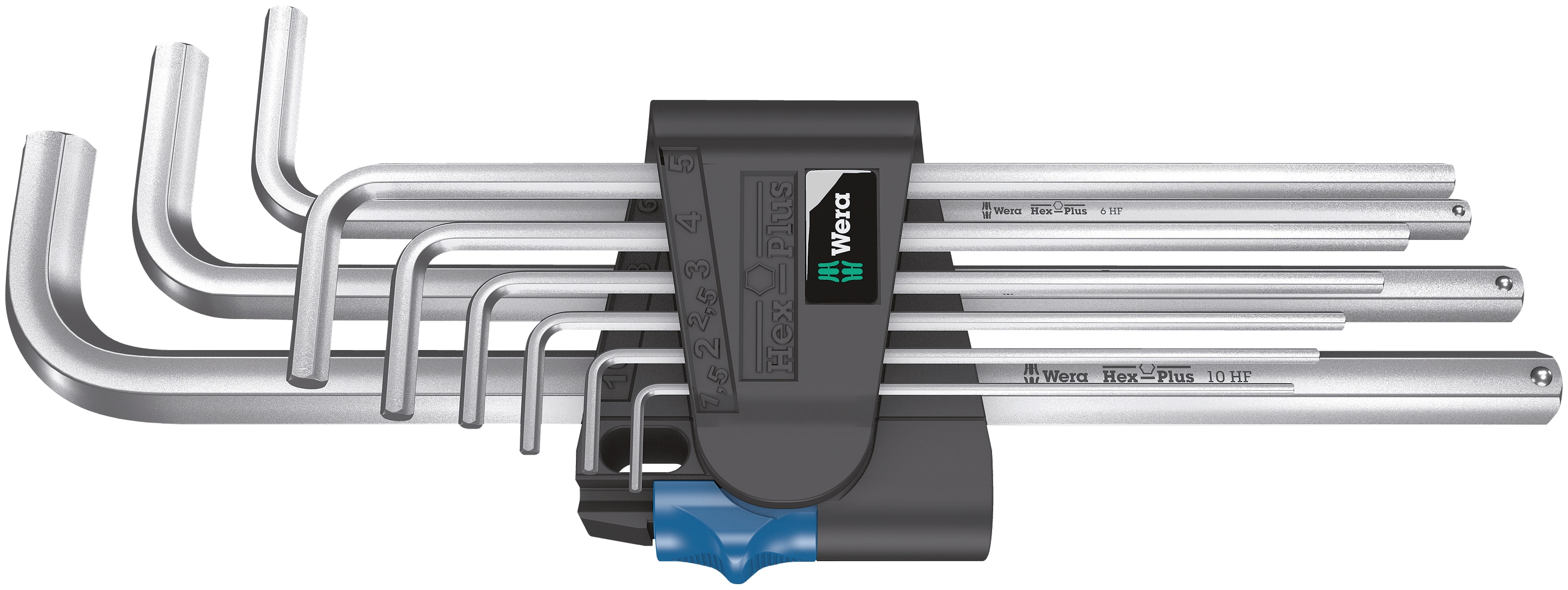 WERA Winkelschlüsselsatz 950L/9 HEX-Plus