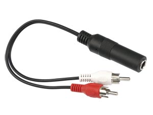 Audio-Adapterkabel, 0,2 m, stereo