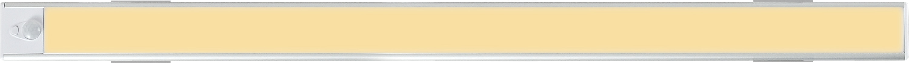 REV LED-Akku-Unterbauleuchte, 3W, CCT, 160lm, warmweiß, neutralweiß, kaltweiß, IP20, silber, 60 cm