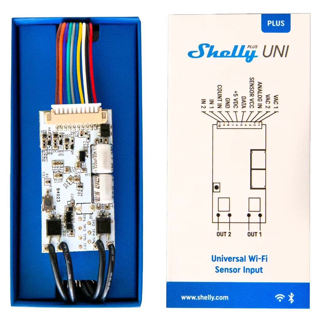 SHELLY Universalmodul Plus Uni SHELLY Universalmodul Plus Uni