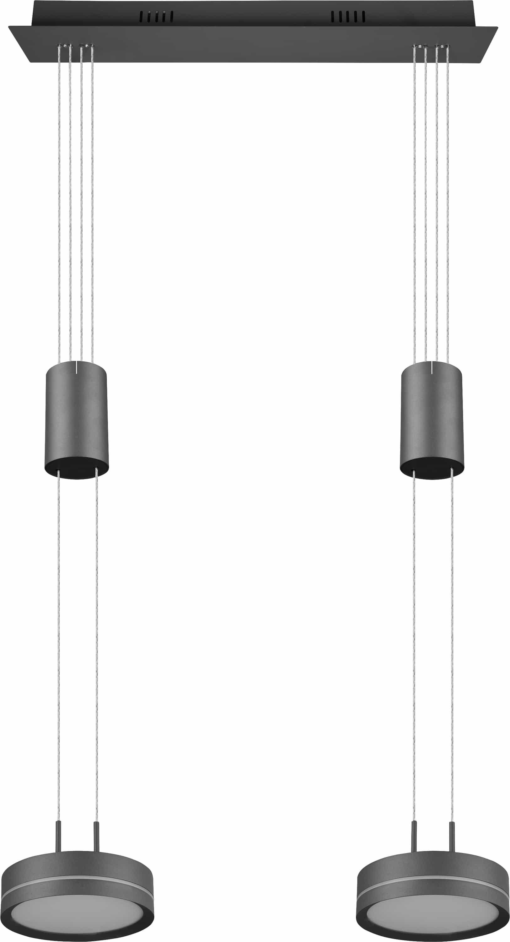 TRIO LED-Pendelleuchte Franklin 326510242 anthrazit 18 W, 2100 lm, 3000 K TRIO LED-Pendelleuchte Franklin 326510242 anthrazit 18 W, 2100 lm, 3000 K