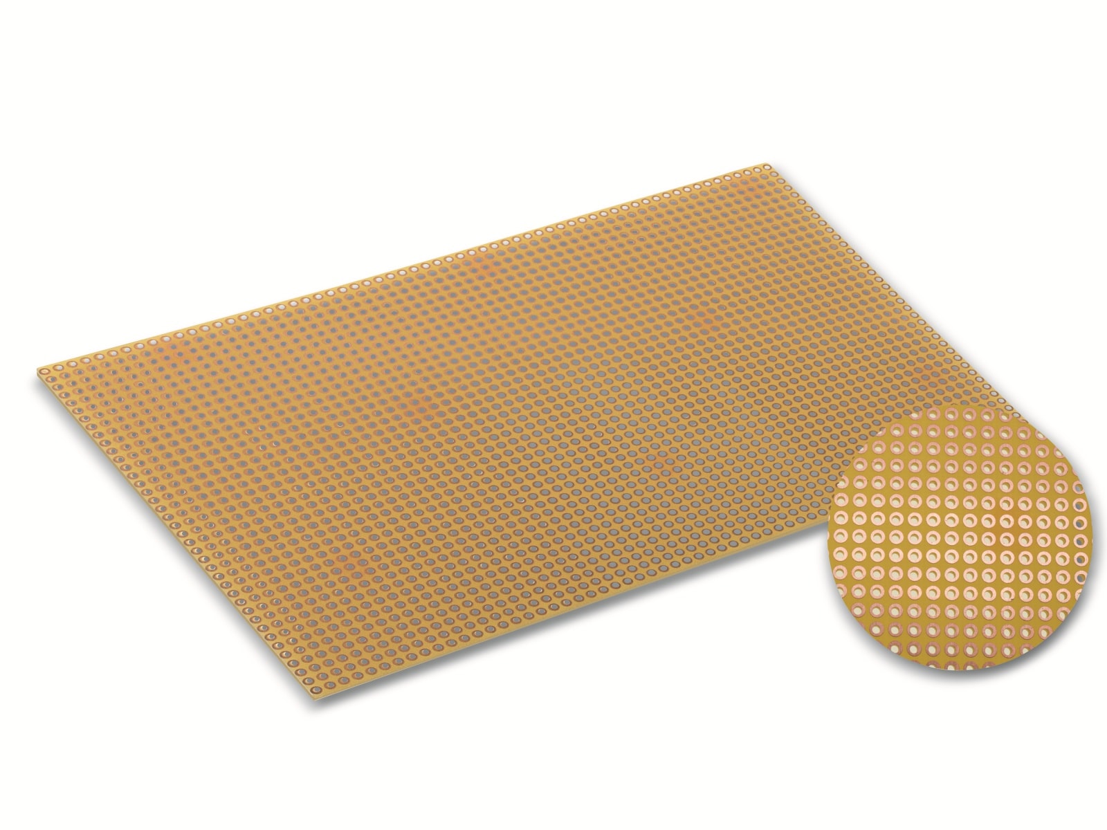 Punktraster-Platine, FR4, Epoxyd, 160x100 mm, RM 2,54