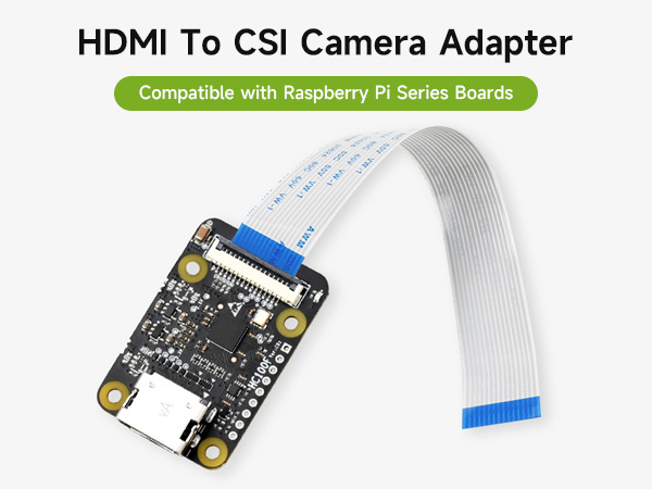 WAVESHARE HDMI-zu-CSI-Adapter (für alle Raspberry Pi Modelle mit CSI-Anschluss)