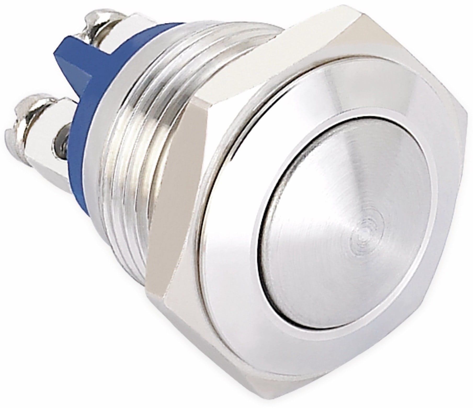 ONPOW Schalter, 36 V/DC, 1x Off/(On), Schraubanschluss, gewölbt, Edelstahl, 16 mm ONPOW Schalter, 36 V/DC, 1x Off/(On), Schraubanschluss, gewölbt, Edelstahl, 16 mm