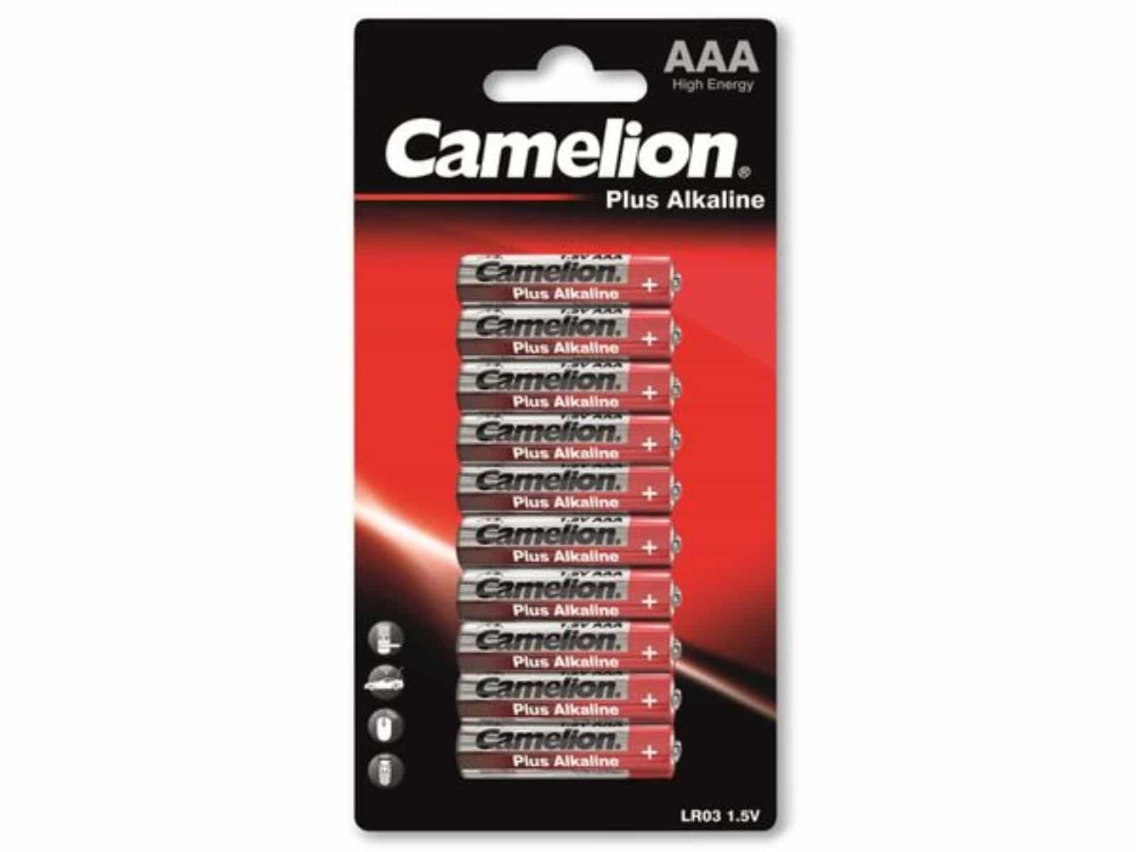 CAMELION Mignon-Batterie, Plus-Alkaline, LR6, 10 Stück