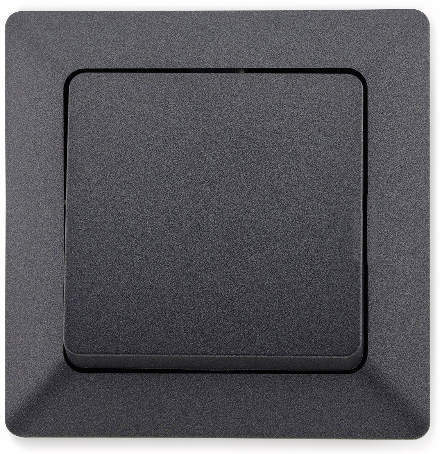 MILOS Taster 23042, 10A/250V~, anthrazit