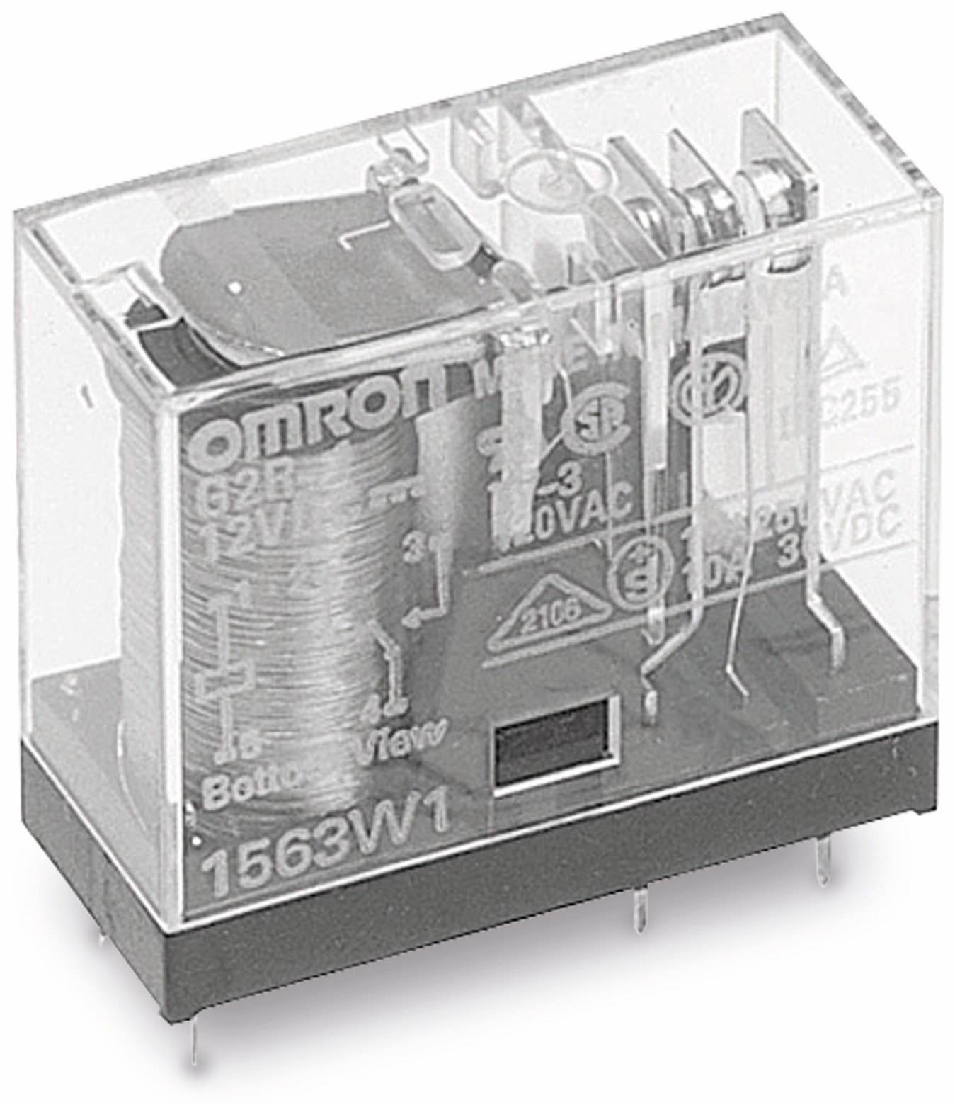 OMRON Relais G2R1E-24, print, 1xUM, 24 V-, 16 A OMRON Relais G2R1E-24, print, 1xUM, 24 V-, 16 A