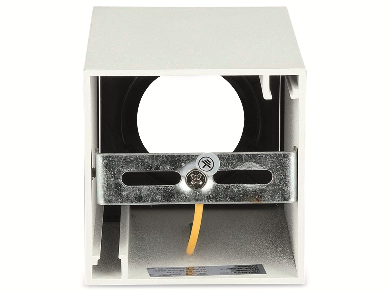 V-TAC Deckenspot VT-882(8484), 230V~, GU10, square, weiß