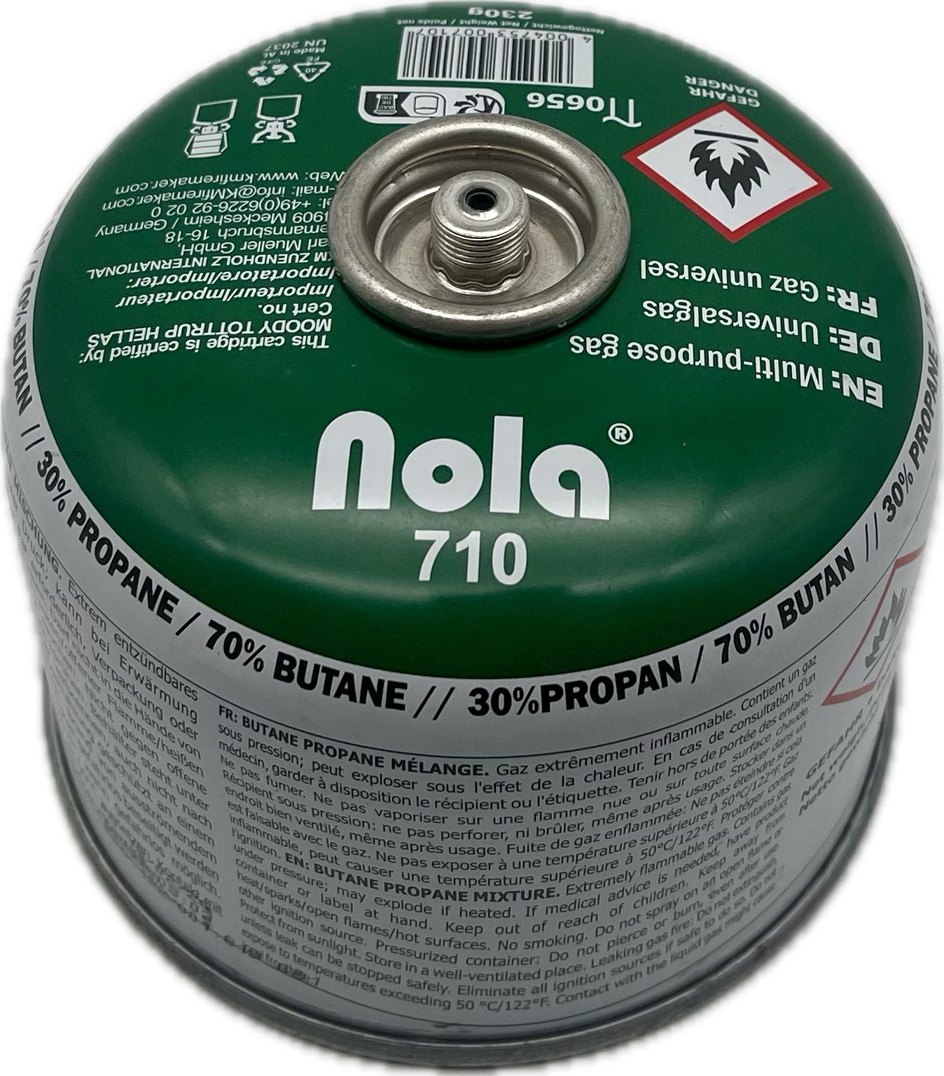 NOLA Gaskartusche 710, 230g NOLA Gaskartusche 710, 230g