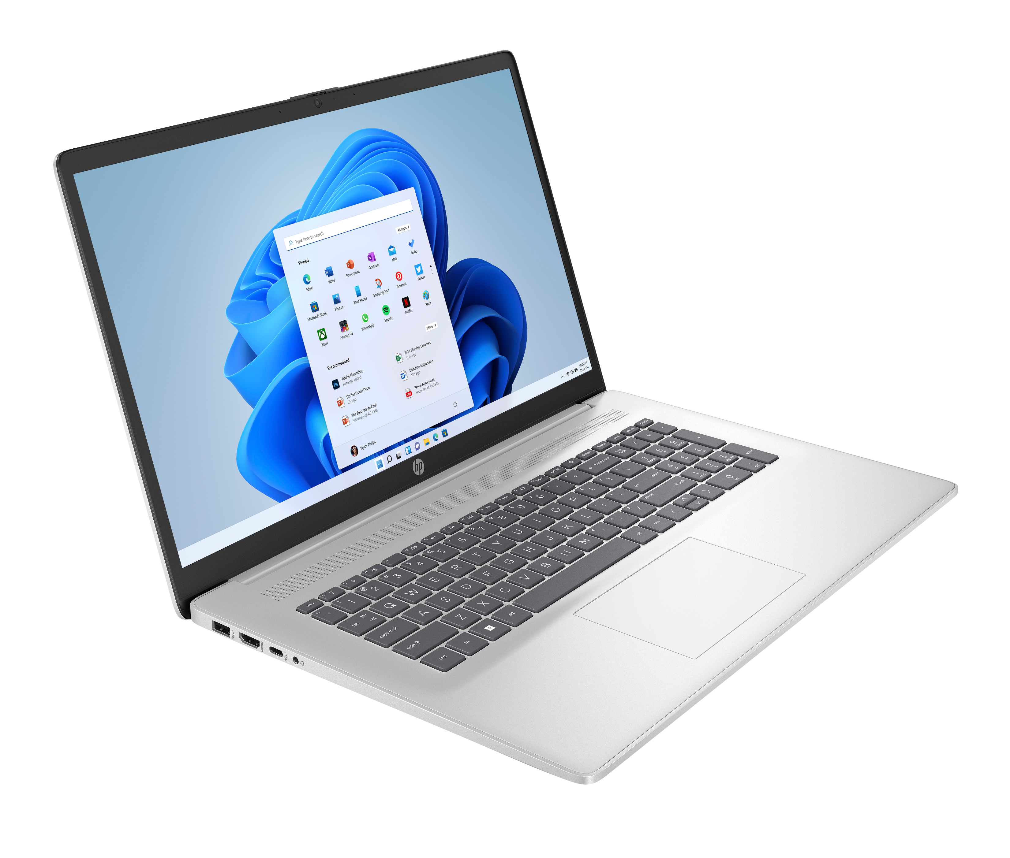 HP Notebook 17-cp3176ng, 43,9cm (17,3"), FullHD, AMD Ryzen™ 7 7730U, 16GB DDR4, Windows 11 Home HP Notebook 17-cp3176ng, 43,9cm (17,3"), FullHD, AMD Ryzen™ 7 7730U, 16GB DDR4, Windows 11 Home