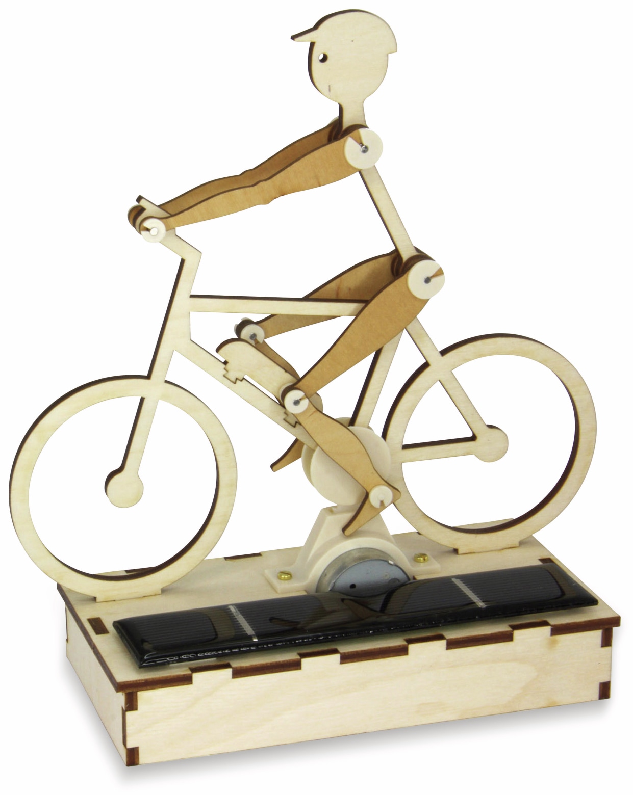SOL-EXPERT Bausatz, Solar Radler / E-Biker, Holzbausatz zum Selberbauen