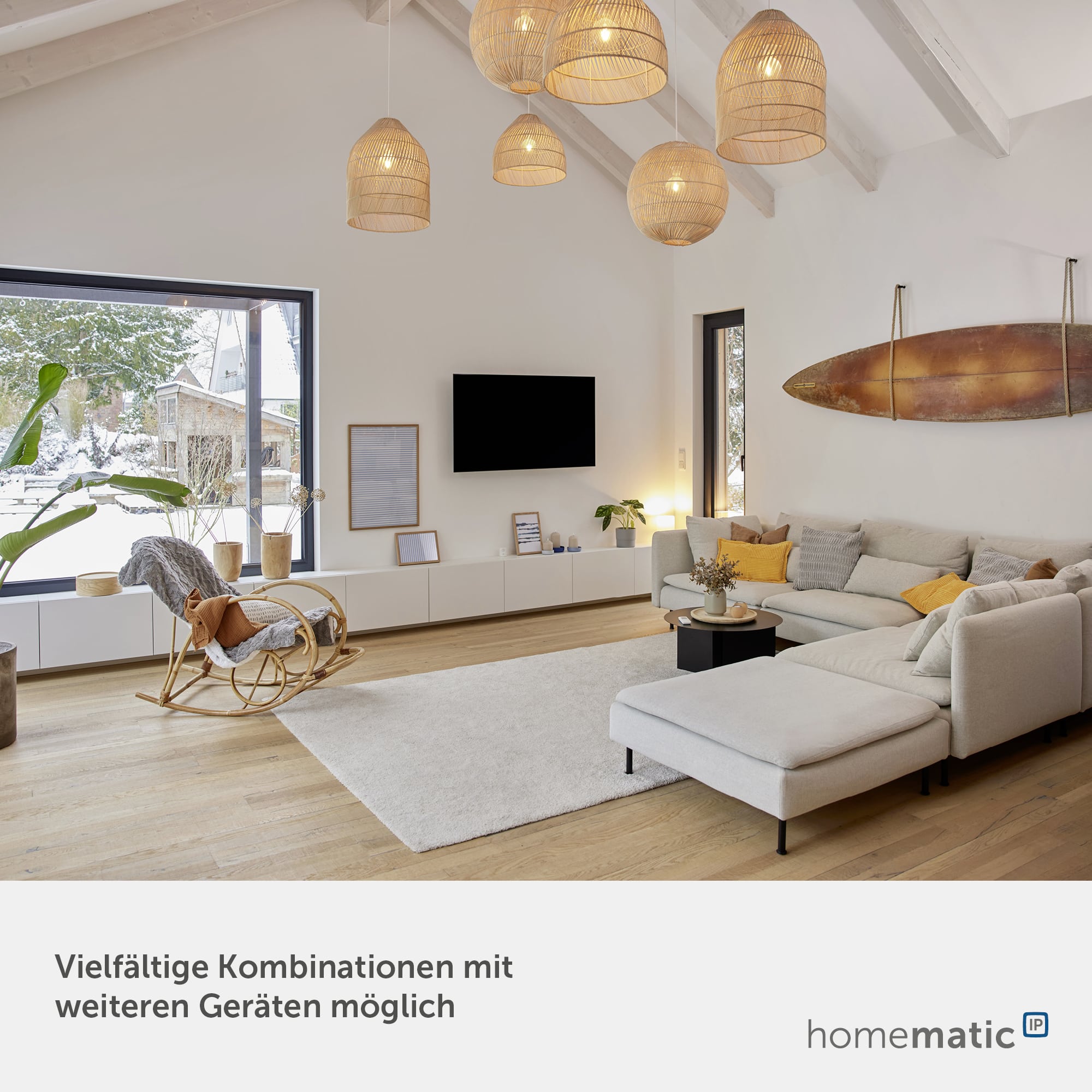 HOMEMATIC IP Smart Home 153489A0 Kontakt-Schnittstelle, Unterputz, 1-fach