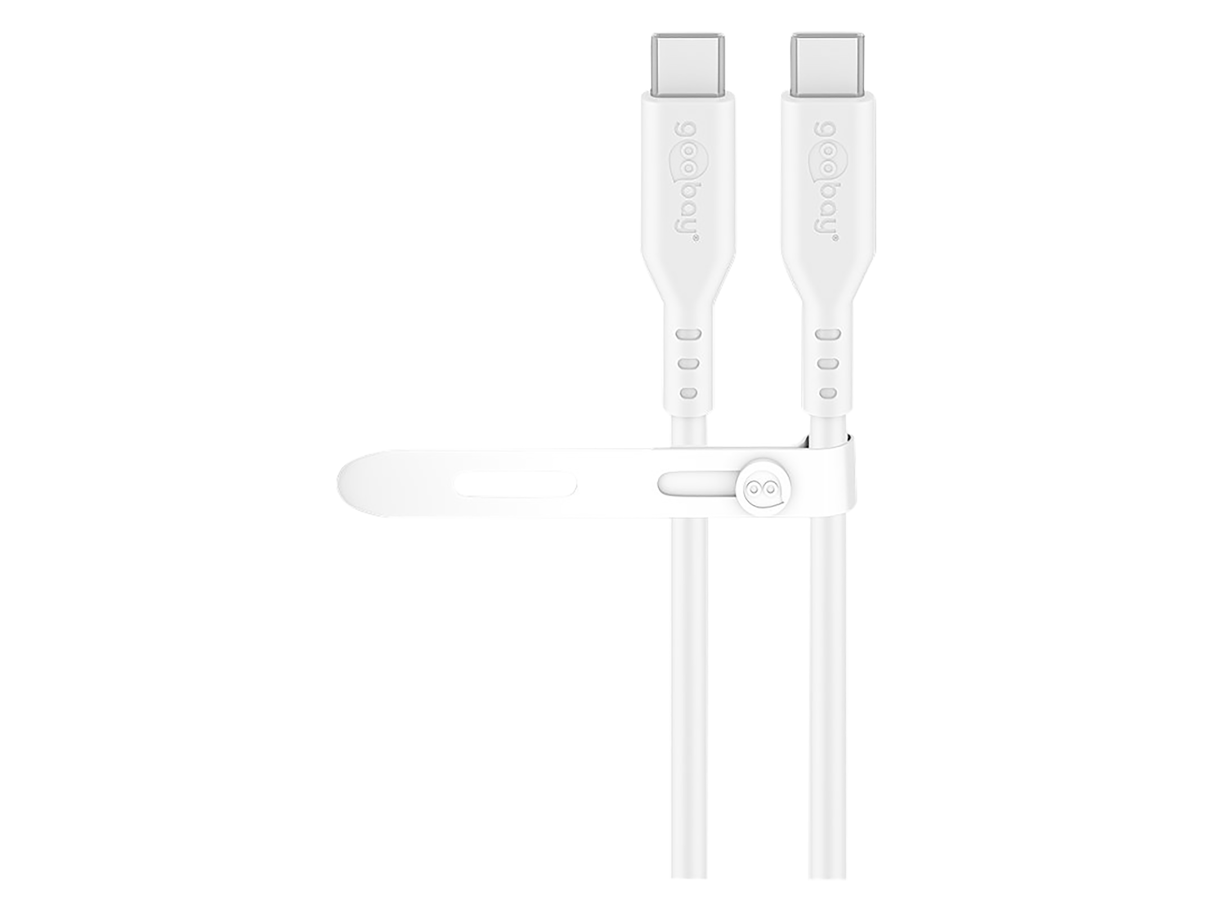GOOBAY USB-C Kabel 77743 Silikon 1,5m weiß