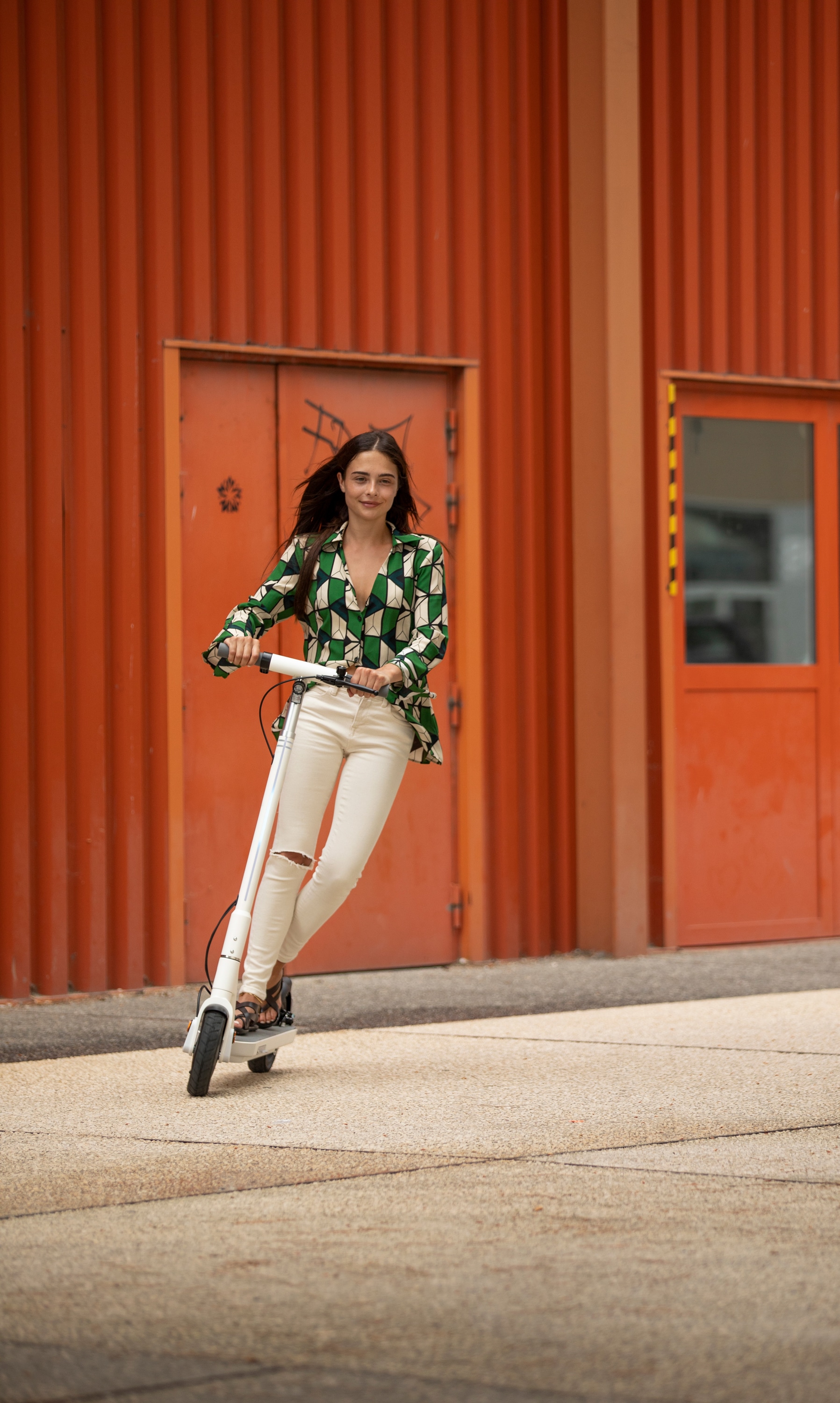 ODYS E-Scooter PAX, mit Straßenzulassung, weiß