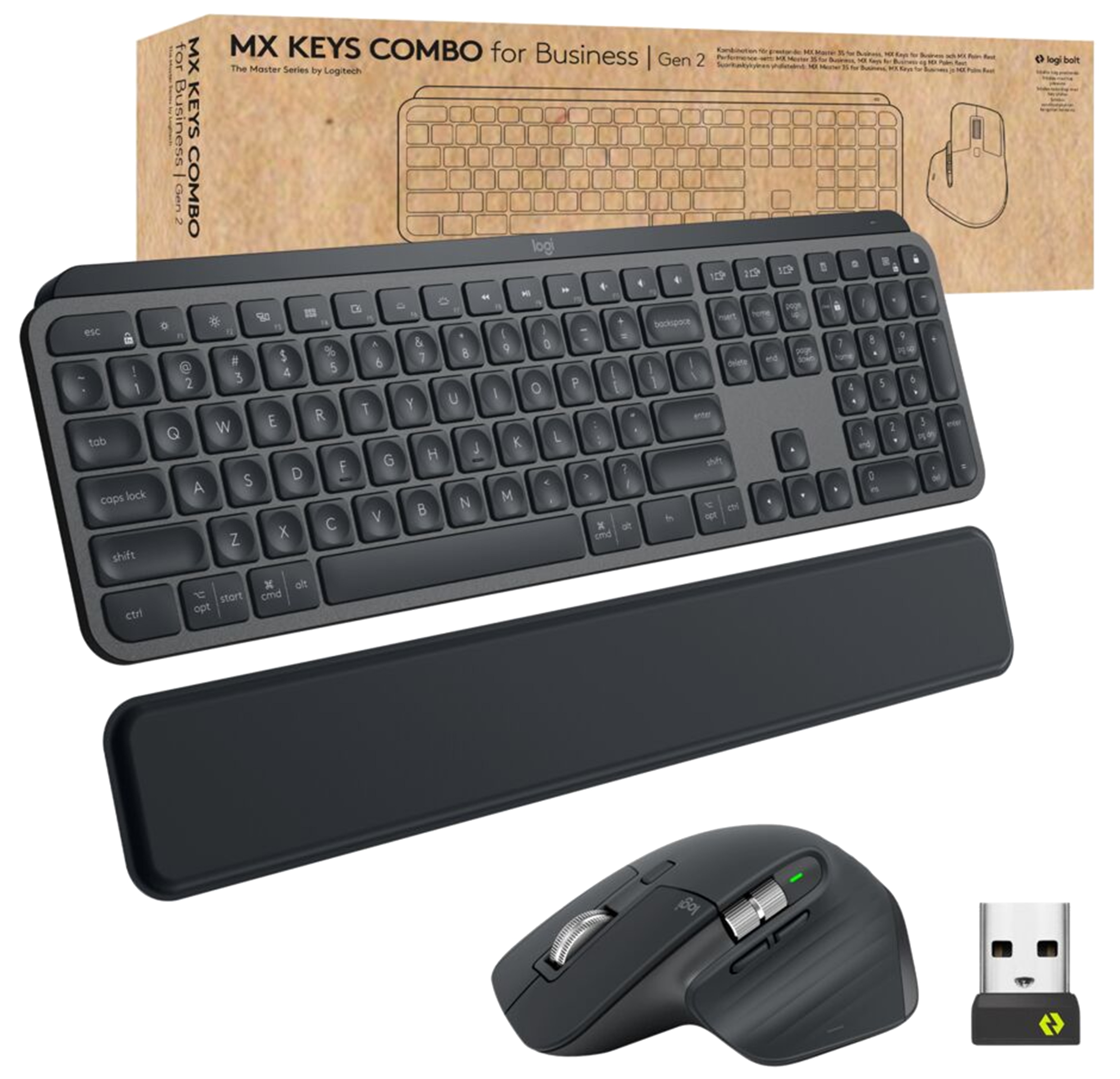 LOGITECH Tastatur- und Mausset MY Keys Combo 