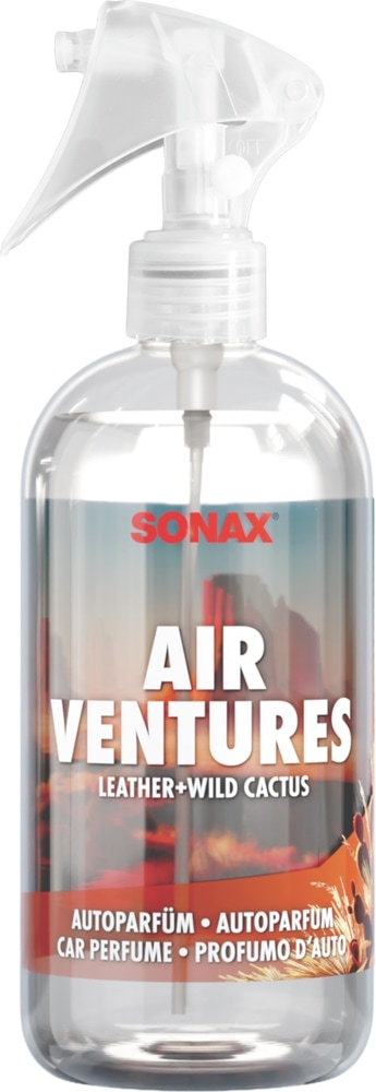 SONAX Autoparfüm, 05961410, AirVentures Leather+Wild Cactus, 300 ml