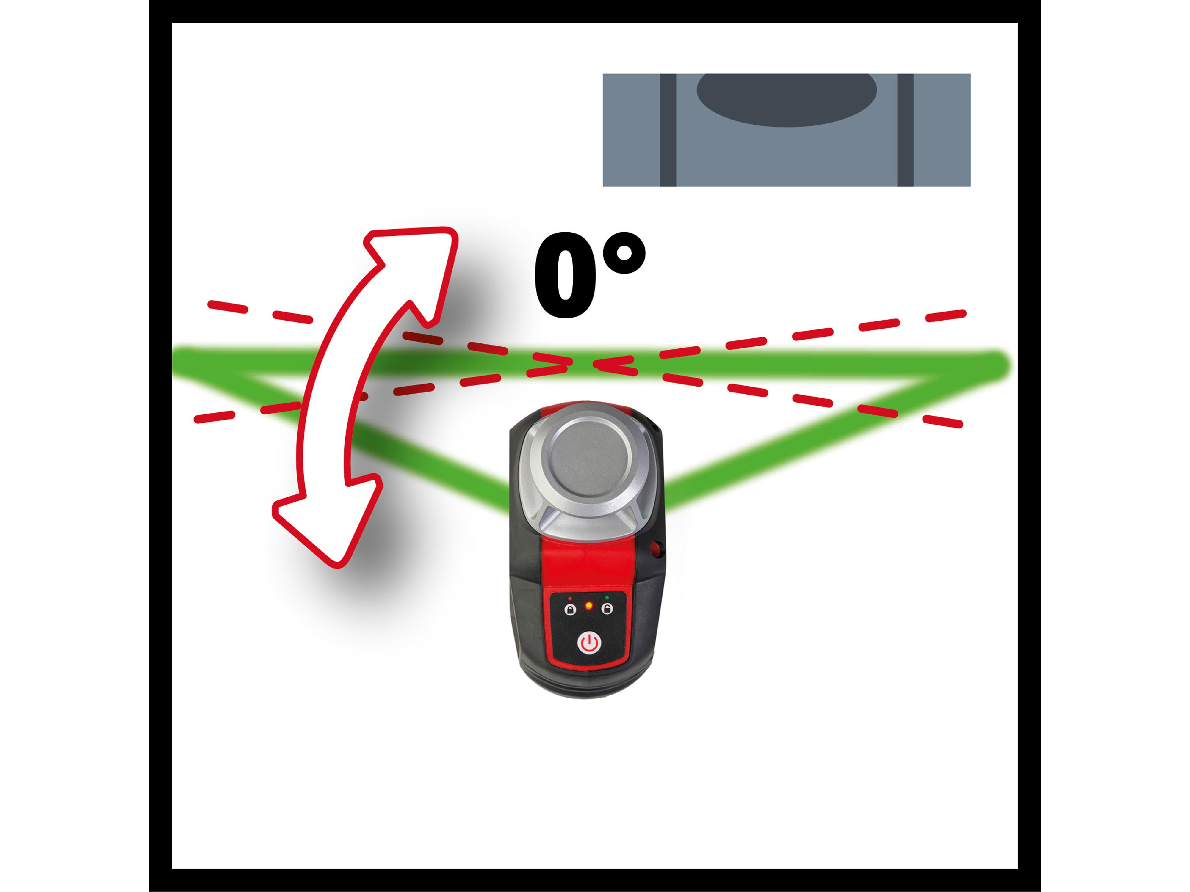EINHELL Kreuzlinienlaser TE-LL 360 G, 2270119