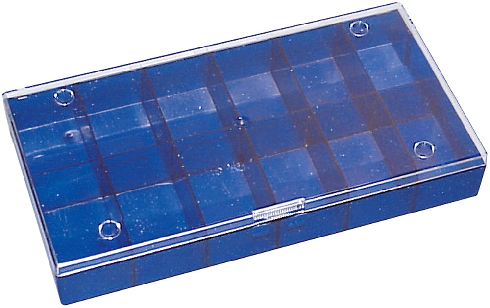HÜFNER Sortimentskasten H2, blau/transparent HÜFNER Sortimentskasten H2, blau/transparent