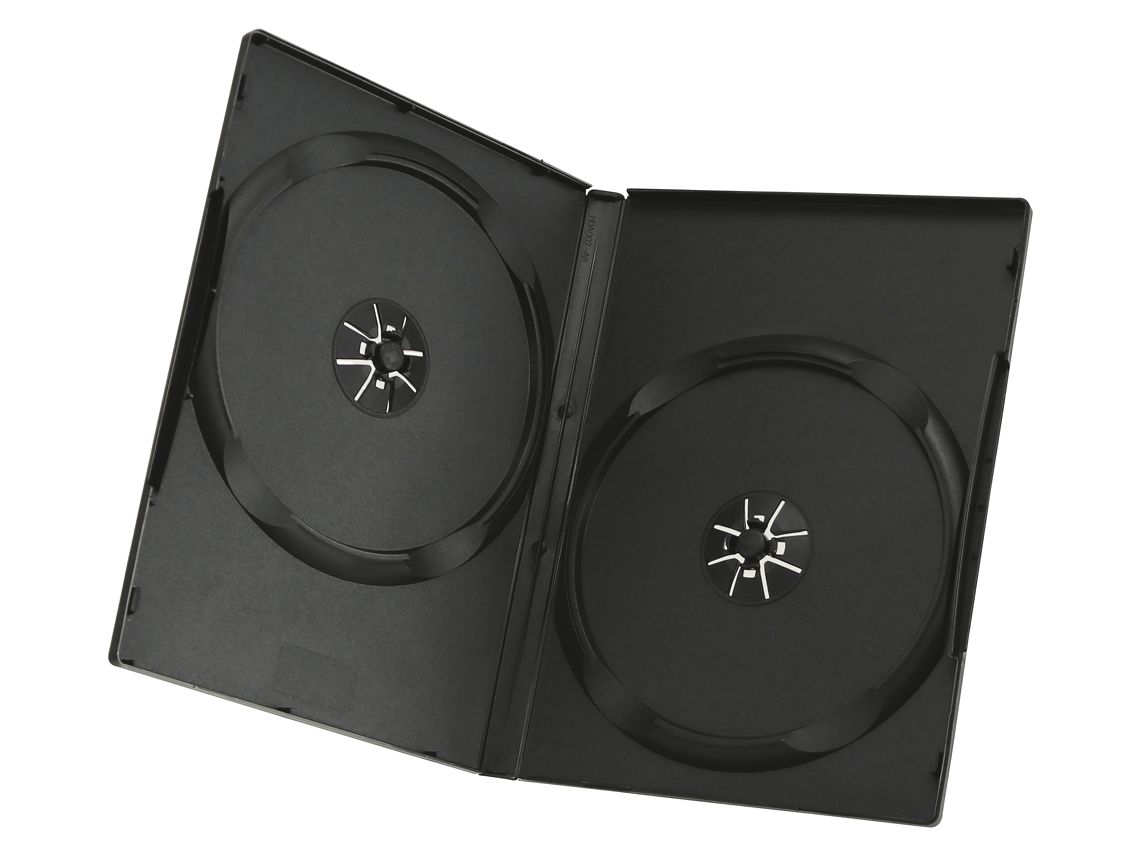 DVD-Leerhüllen DVH 205, Doppel-Leerhüllen, 5er Pack, schwarz