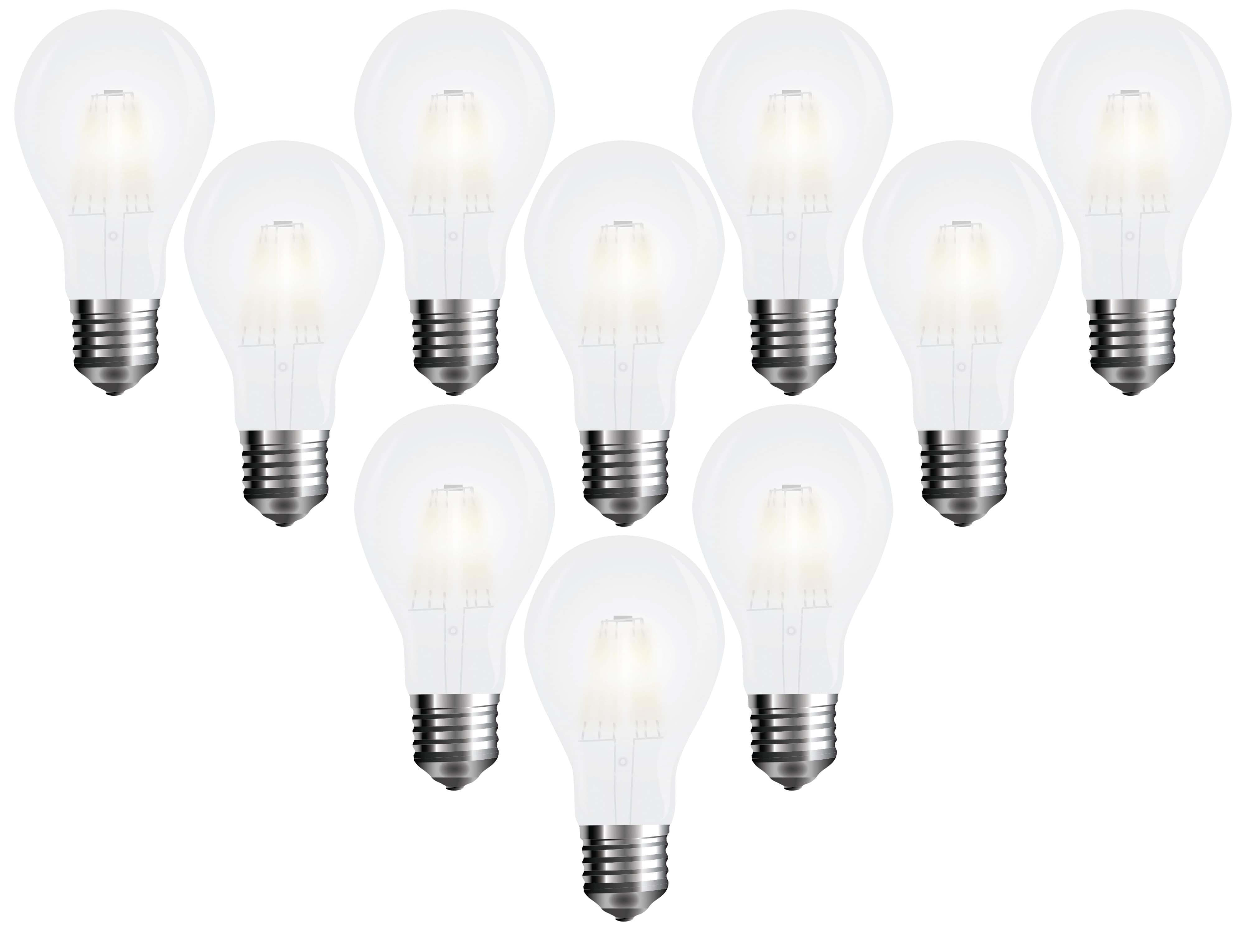 V-TAC LED-Lampe VT-2047 Frost, E27, EEK: E, 7 W, 840 lm, 2700 K, 10 Stück V-TAC LED-Lampe VT-2047 Frost, E27, EEK: E, 7 W, 840 lm, 2700 K, 10 Stück