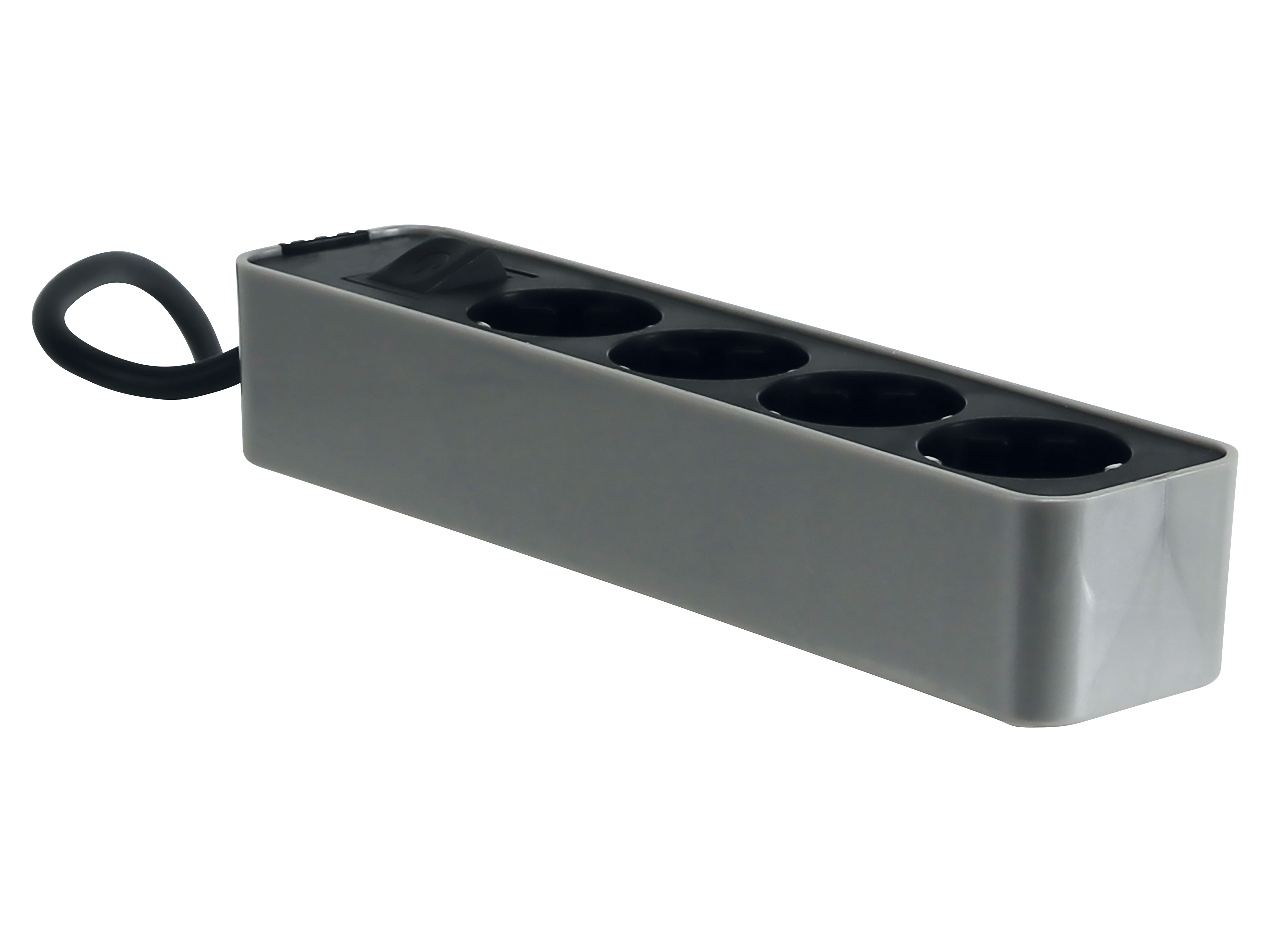 Steckdosenleiste 98745si, 4-fach, mit Flachstecker Steckdosenleiste 98745si, 4-fach, mit Flachstecker