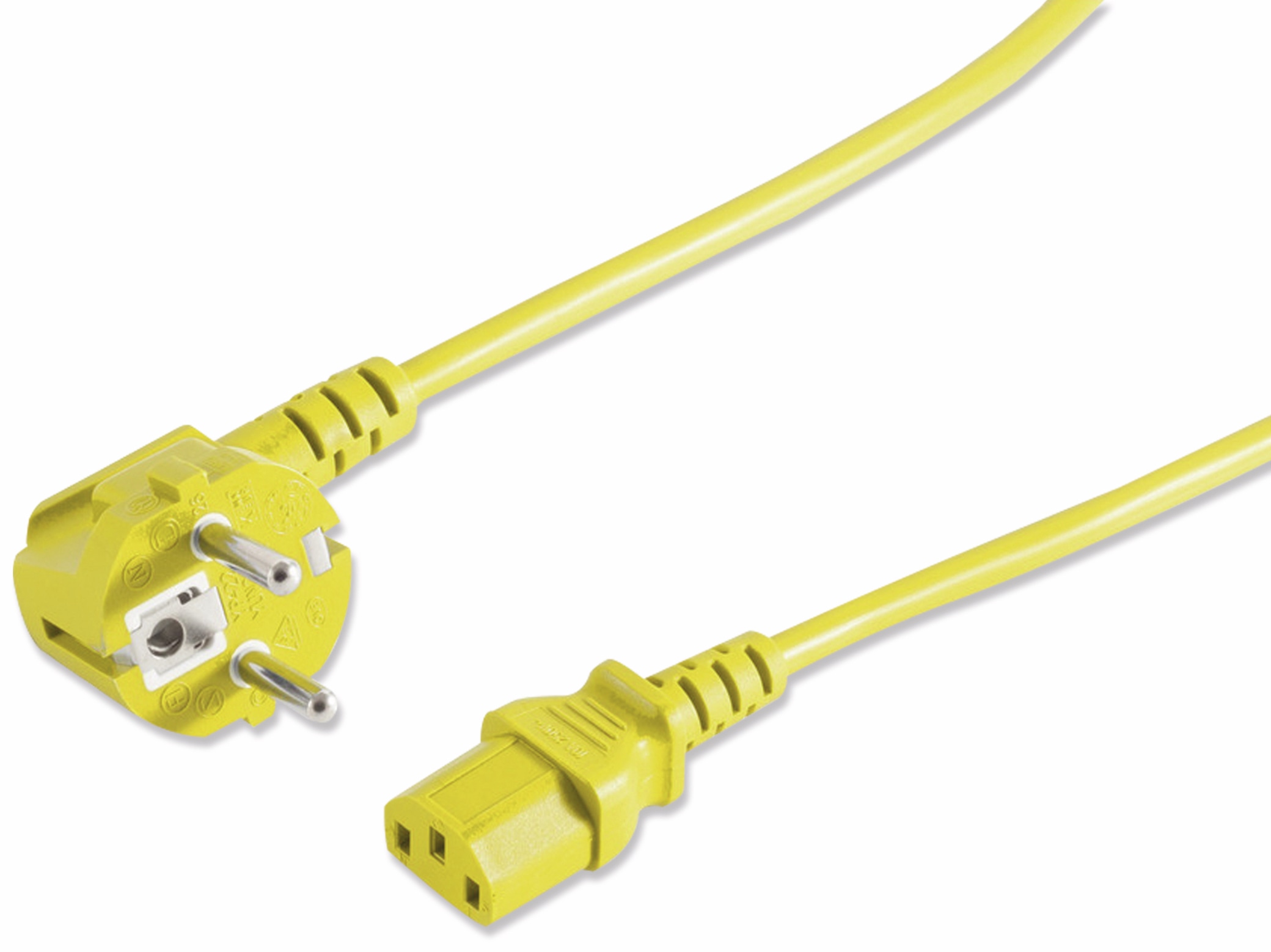 S-IMPULS Kaltgerätekabel, gelb, 1,8 m S-IMPULS Kaltgerätekabel, gelb, 1,8 m
