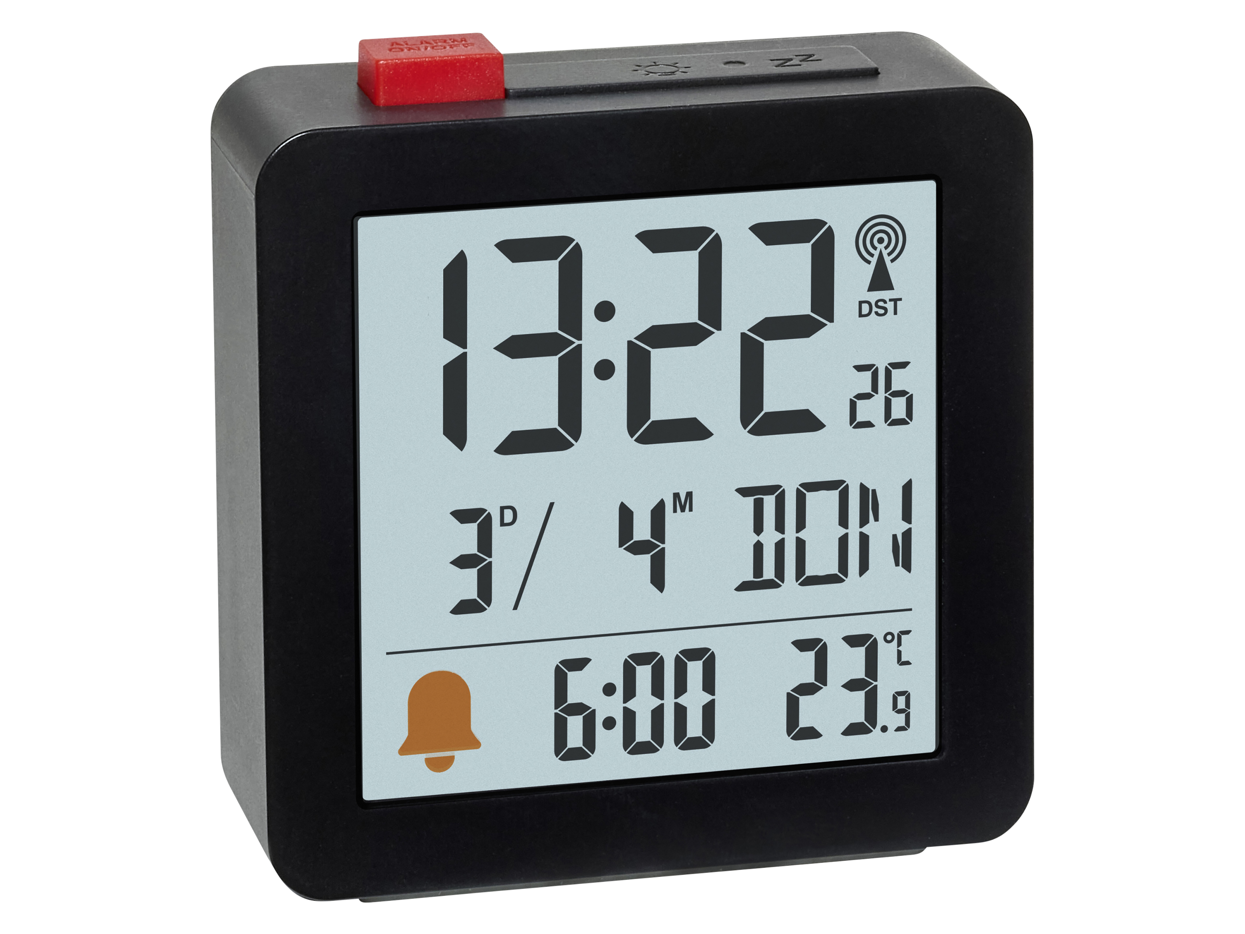 TFA Funkwecker 60.2566.01, mit Temperaturanzeige TFA Funkwecker 60.2566.01, mit Temperaturanzeige