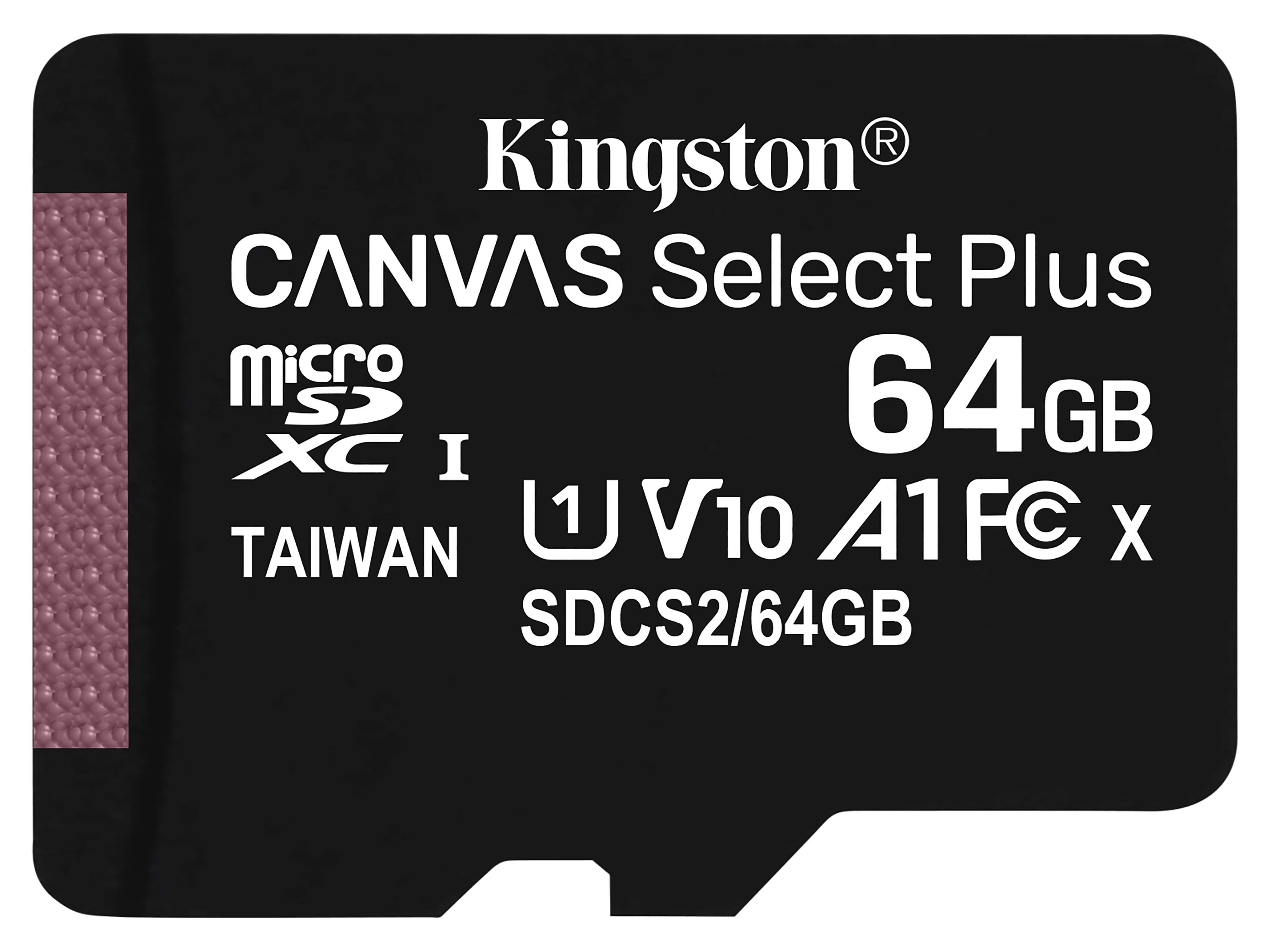 KINGSTON MicroSDXC-Card Canvas Select Plus 64GB KINGSTON MicroSDXC-Card Canvas Select Plus 64GB