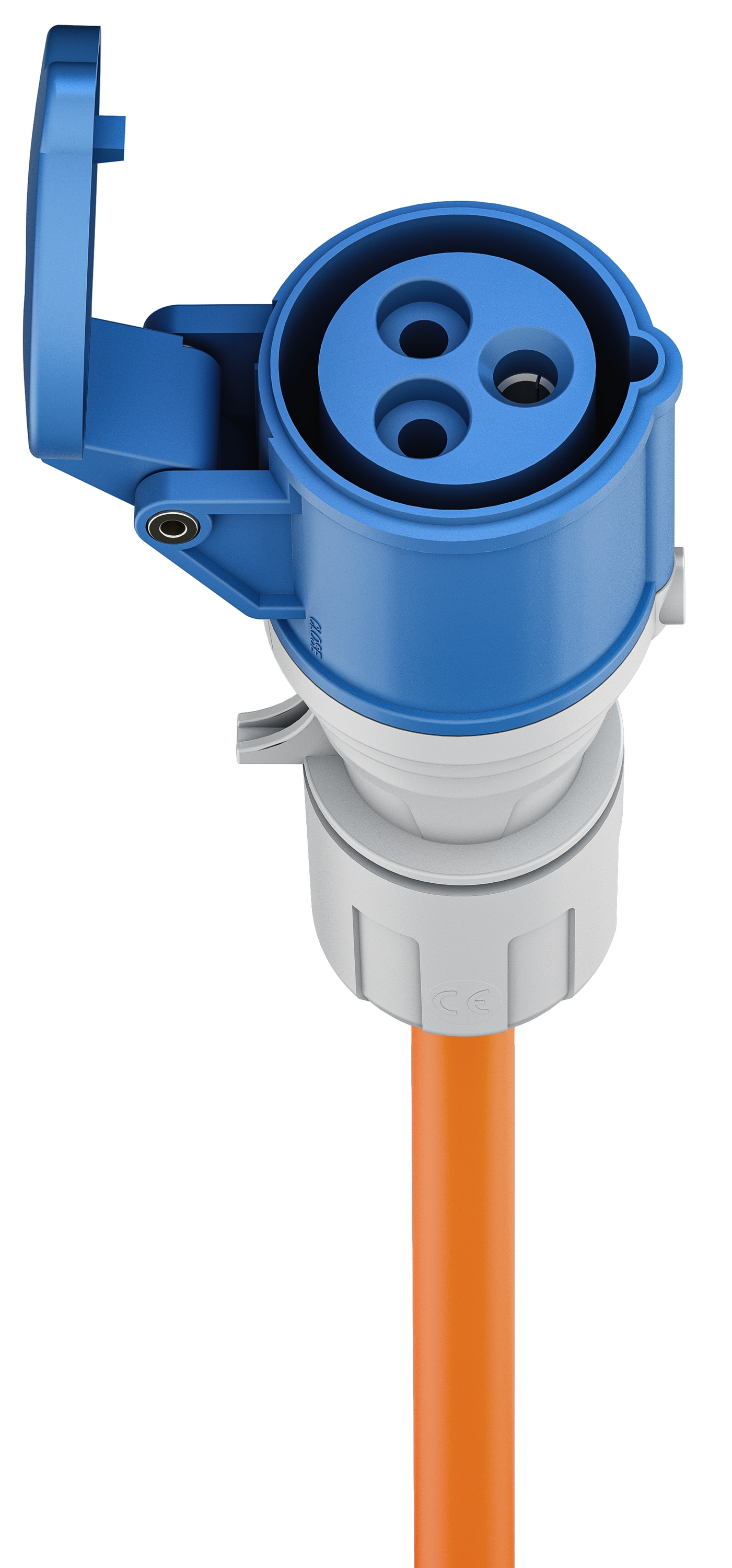 GOOBAY CEE-Verlängerung 76229, 10 m, 2,5mm², 16A/230V, orange