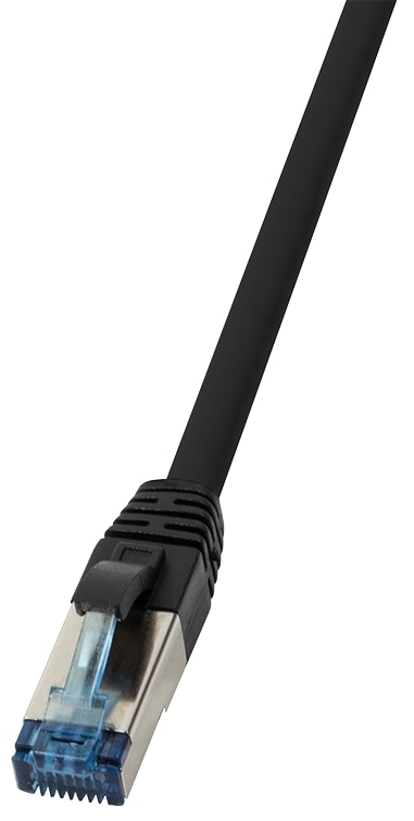 LOGILINK Patchkabel, PUR, Cat.6A, S/FTP, schwarz, 3 m LOGILINK Patchkabel, PUR, Cat.6A, S/FTP, schwarz, 3 m