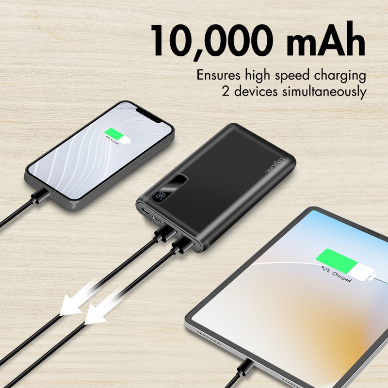 LOGILINK Powerbank PA0280, 10.000 mAh LOGILINK Powerbank PA0280, 10.000 mAh