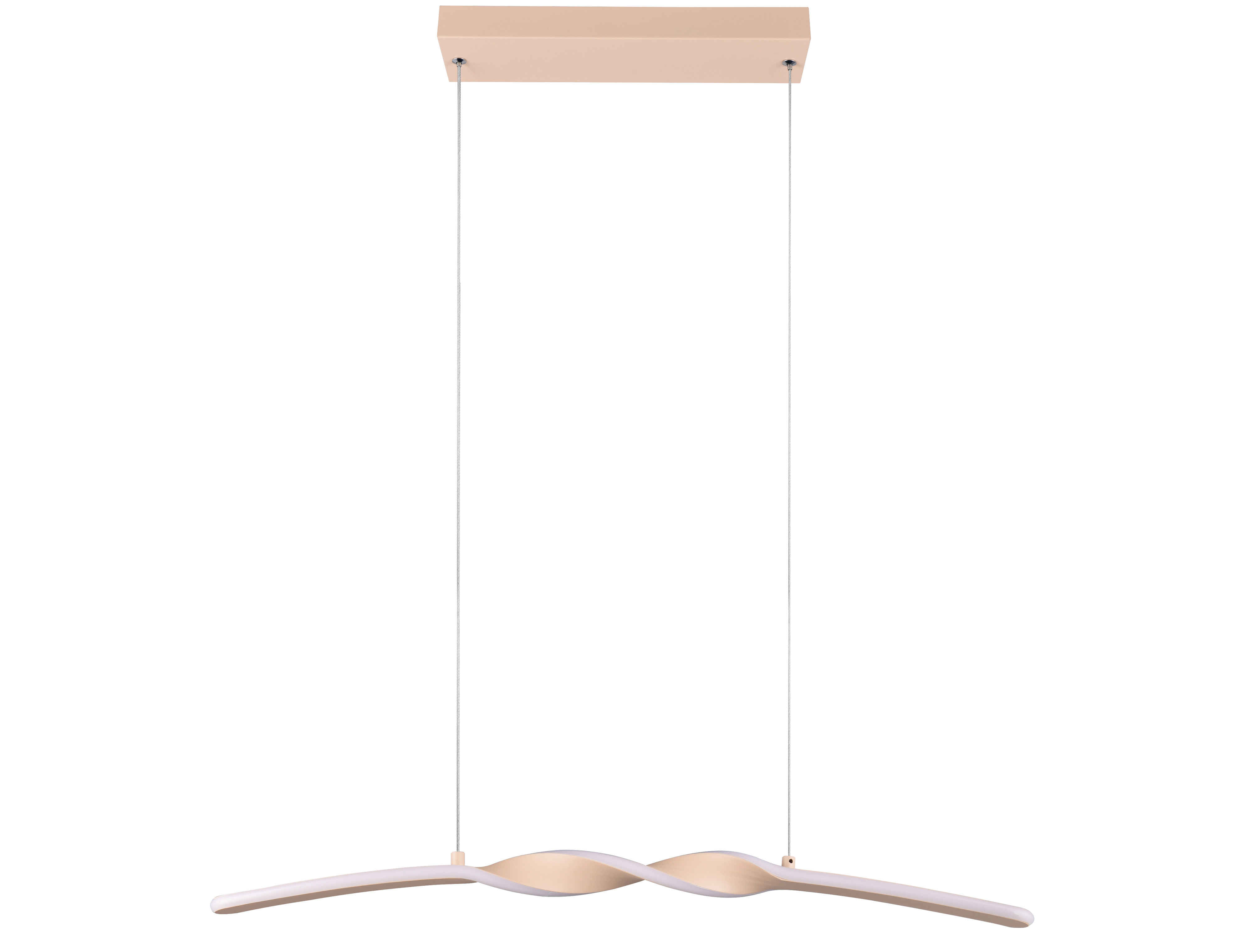 REALITY LED-Pendelleuchte Ginko R35791166, 18W, 1980lm, 3000K, warmweiß, IP20, sand